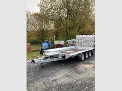 Remorque Plateau Porte engin Martz 4 metre 3.5T (1970) - Photo 1