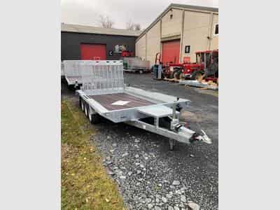 Remorque Plateau Porte engin Martz 4 metre 3.5T (1970) - Photo 2