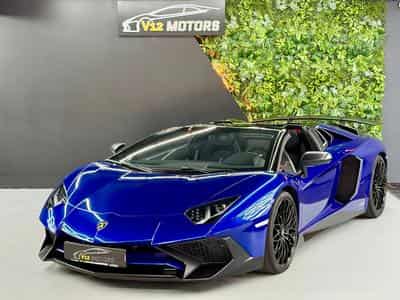 Lamborghini Aventador SV Roadster AD Personam Blu Sideris Full PPF Echap Sport (2016) - Photo 1