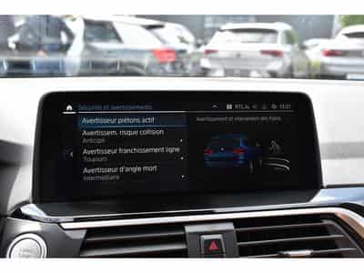 BMW X3 2.0iA xDrive30e Xline CUIR MEMO LANE SIDE HUD CAM JA19 (2021) - Photo 12