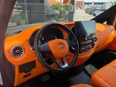 Mercedes Vito Tourer Long VIP Ciel étoilé Cuir orange (2020) - Photo 6