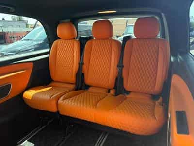 Mercedes Vito Tourer Long VIP Ciel étoilé Cuir orange (2020) - Photo 9