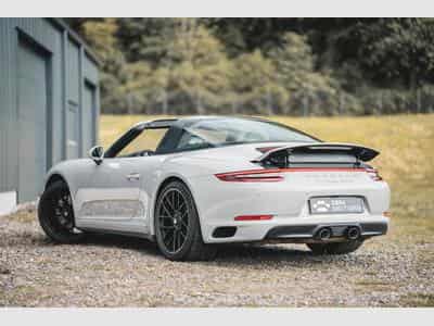 Porsche 911 Targa 4 GTS Gris Craie Rare – 1ère Main – Porsche Approved (2018) - Photo 4
