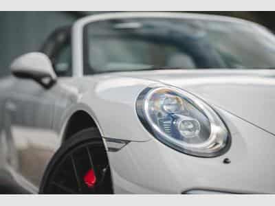 Porsche 911 Targa 4 GTS Gris Craie Rare – 1ère Main – Porsche Approved (2018) - Photo 8