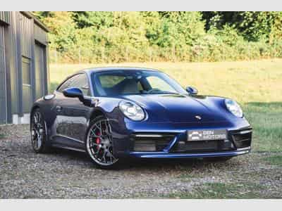Porsche 911 Carrera 4S - SportDesign – Toit Carbone – Bleu Gentiane – Ap (2019) - Photo 1