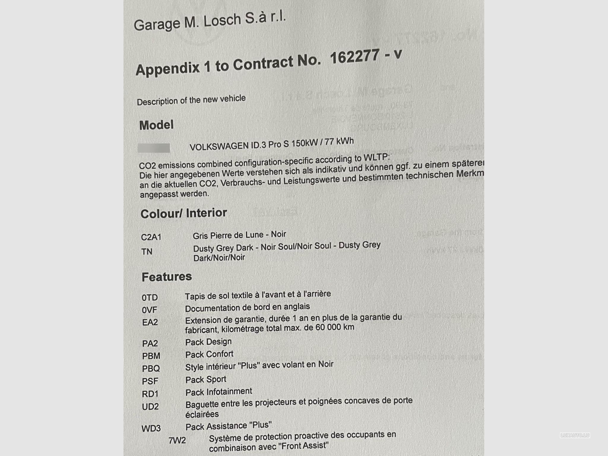 VW ID.3 Pro-S 77kwh battery (2022) - Photo 3