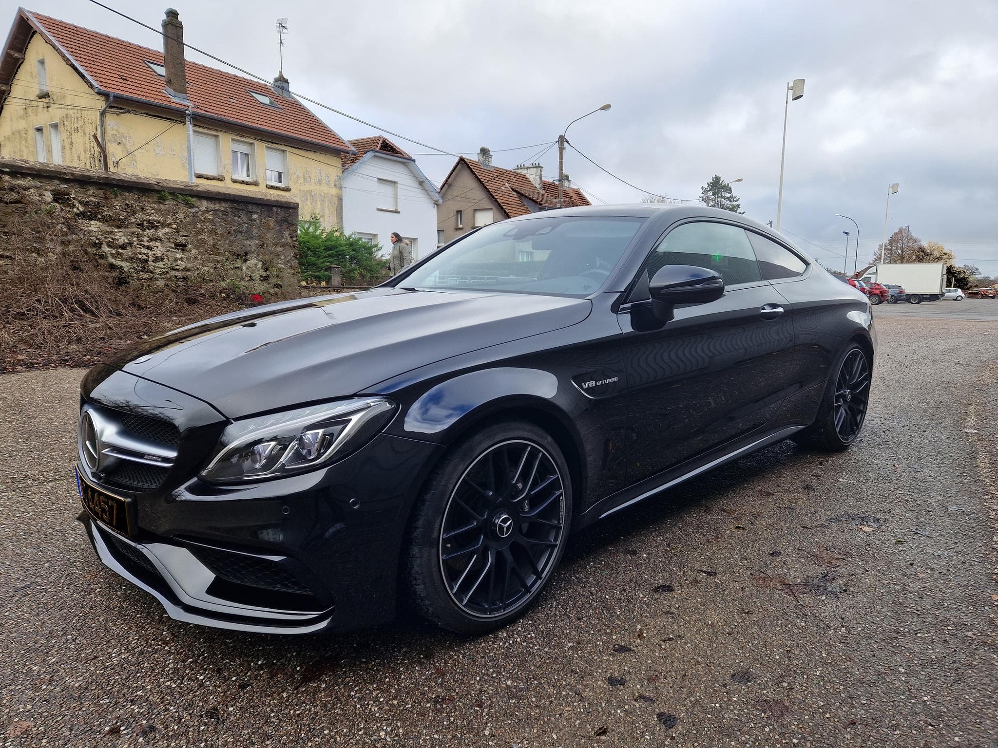 Mercedes C 63 AMG coupé C205, 476ch, 4.0 V8 bi-turbo, full black, speedshift 7 (2017) - Photo 6