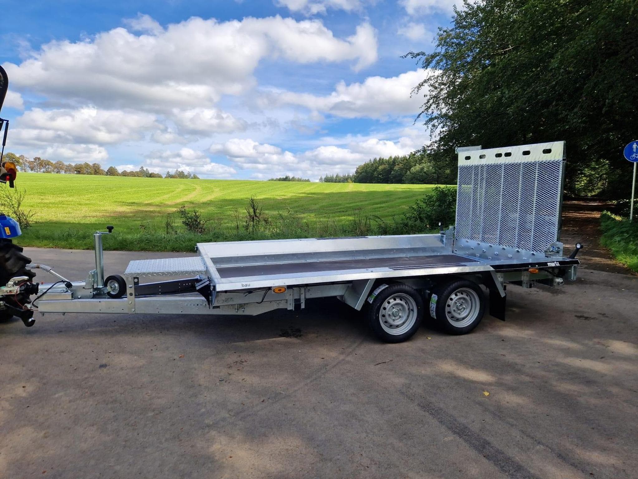 Remorque Plateau Porte engin Martz 2.7T (2025) - Photo 4