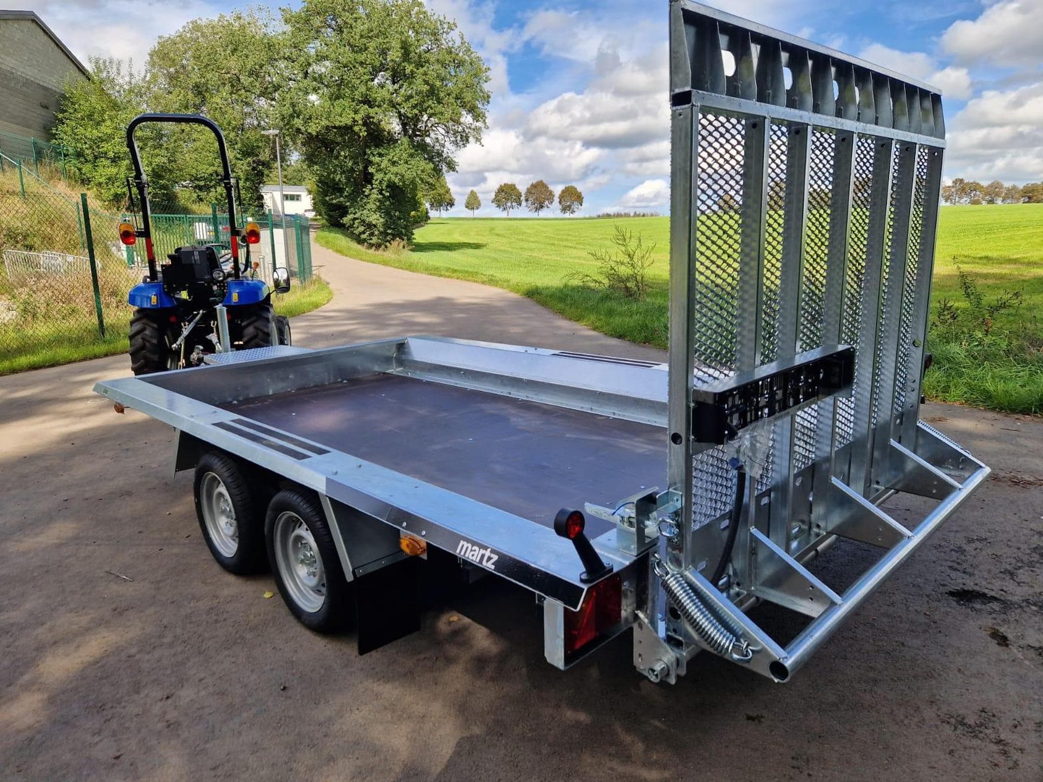 Remorque Plateau Porte engin Martz 2.7T (2025) - Photo 5