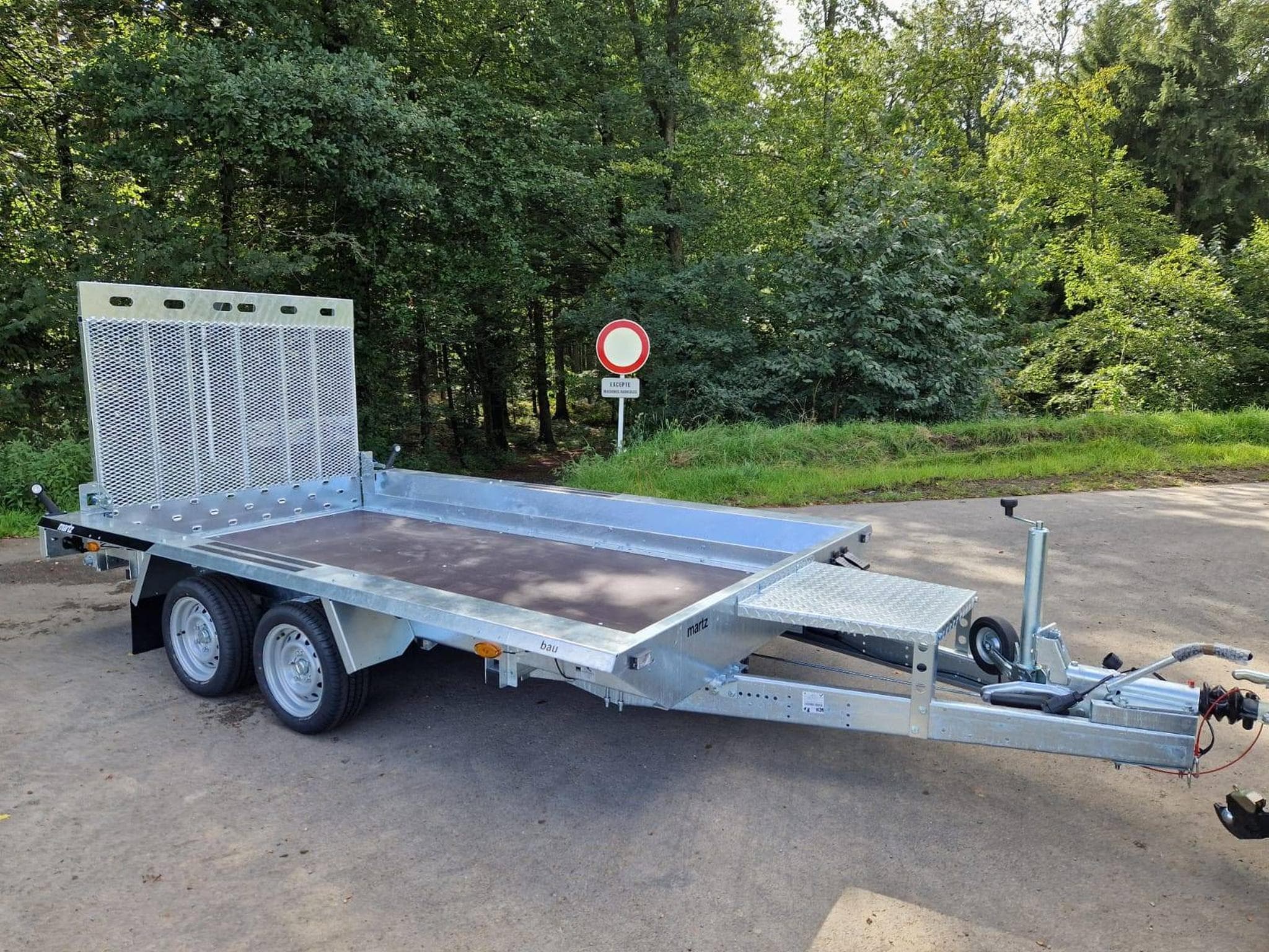Remorque Plateau Porte engin Martz 2.7T (2025) - Photo 7