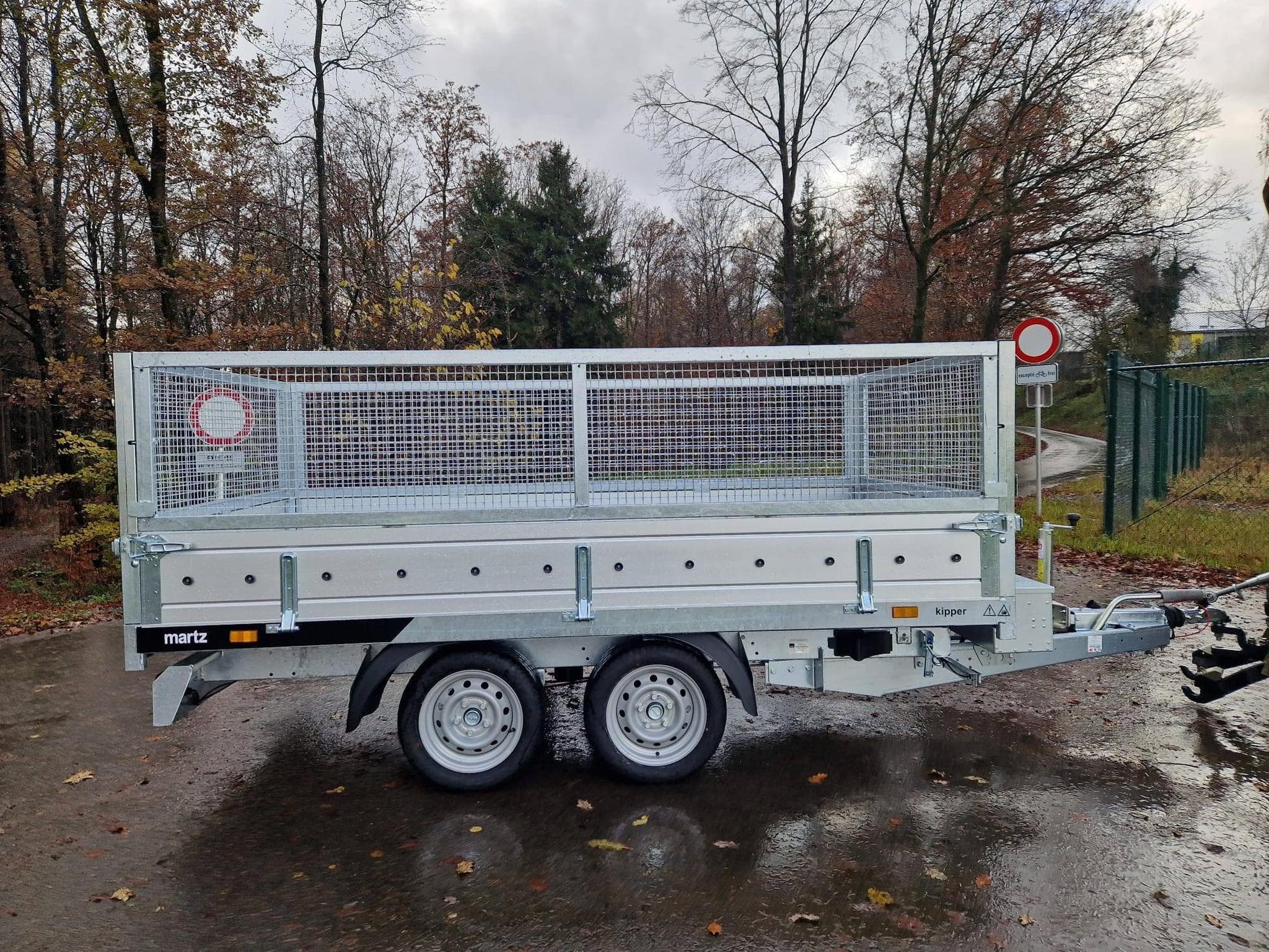 Remorque Double Essieux Martz Kipper - Benne 2.7T (2025) - Photo 2
