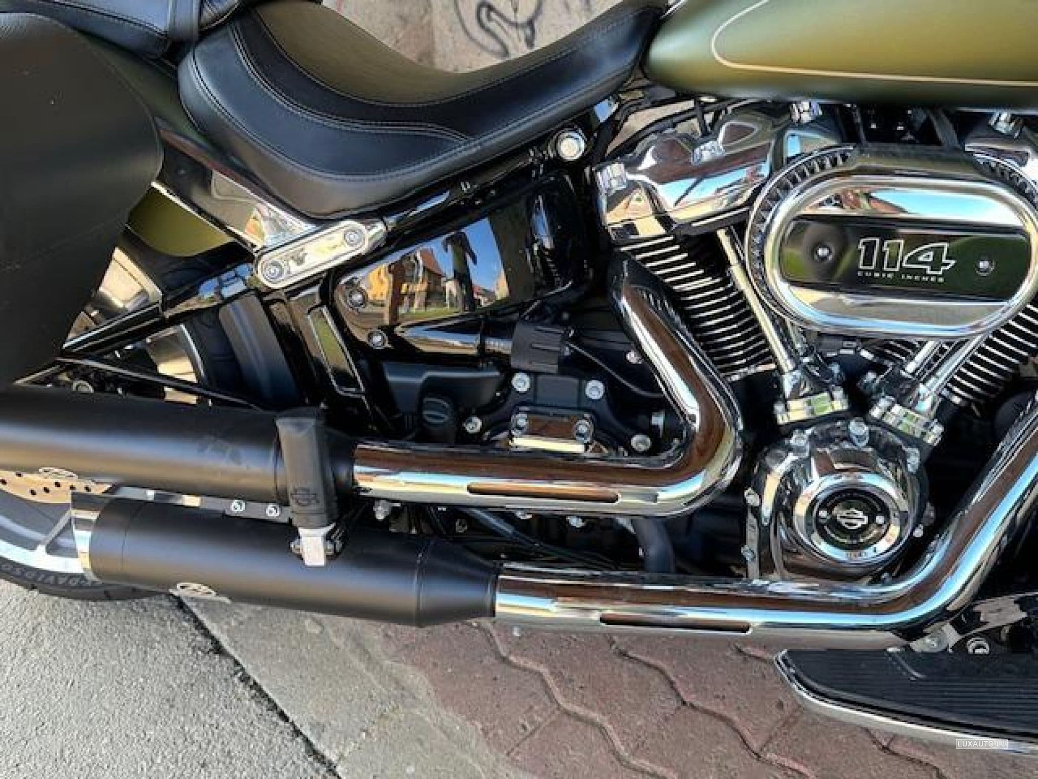 Harley-Davidson Fat Boy vert (2022) - Photo 8