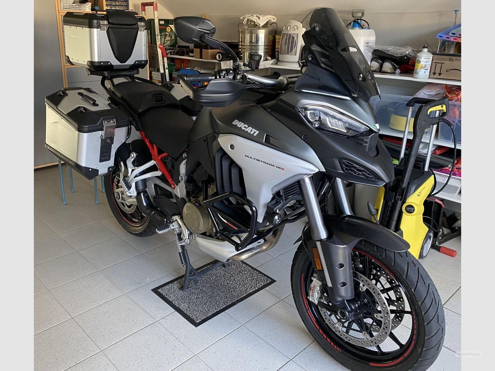 Ducati Multistrada V4S Full Akrapovic Radar TOP CASE (2022) - Photo 2