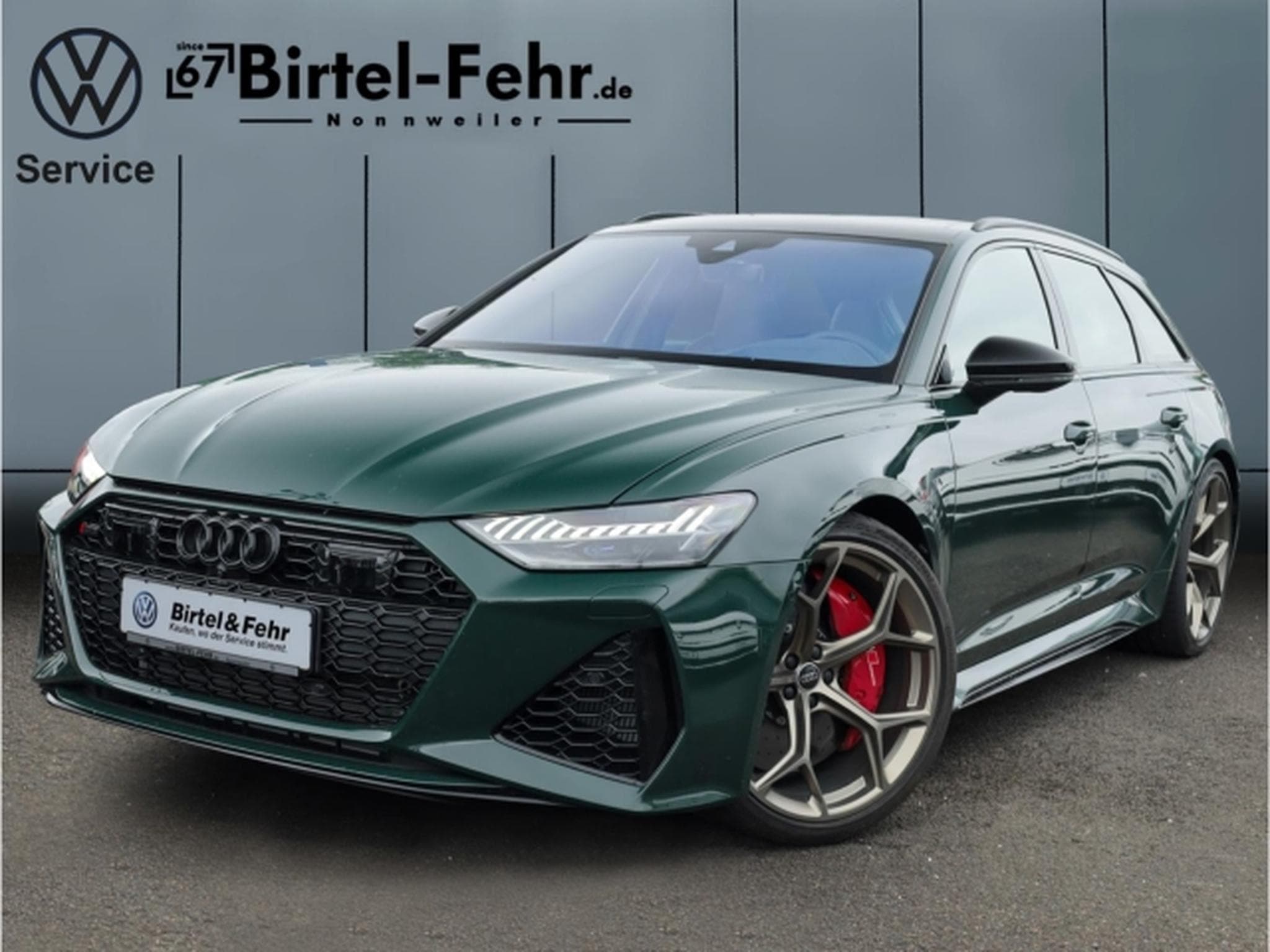 Audi RS6 TFSI Avant PERFORMANCE ''VOLL'' Goodwoodgreen/Cognac (2024) - Photo 1