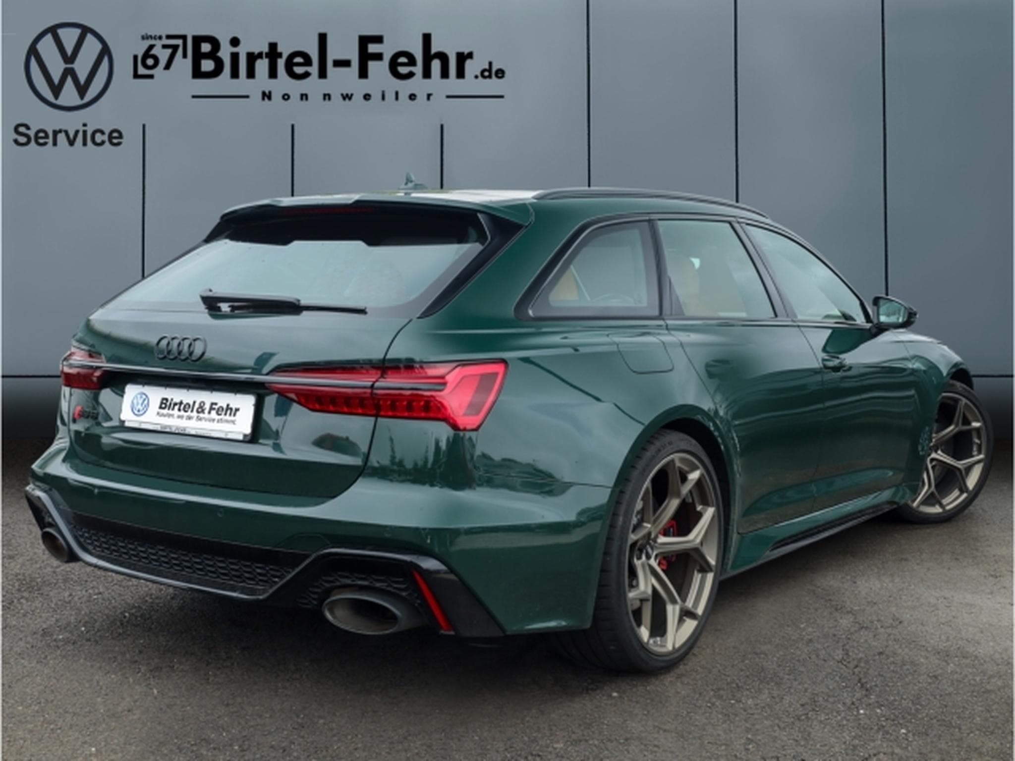 Audi RS6 TFSI Avant PERFORMANCE ''VOLL'' Goodwoodgreen/Cognac (2024) - Photo 4