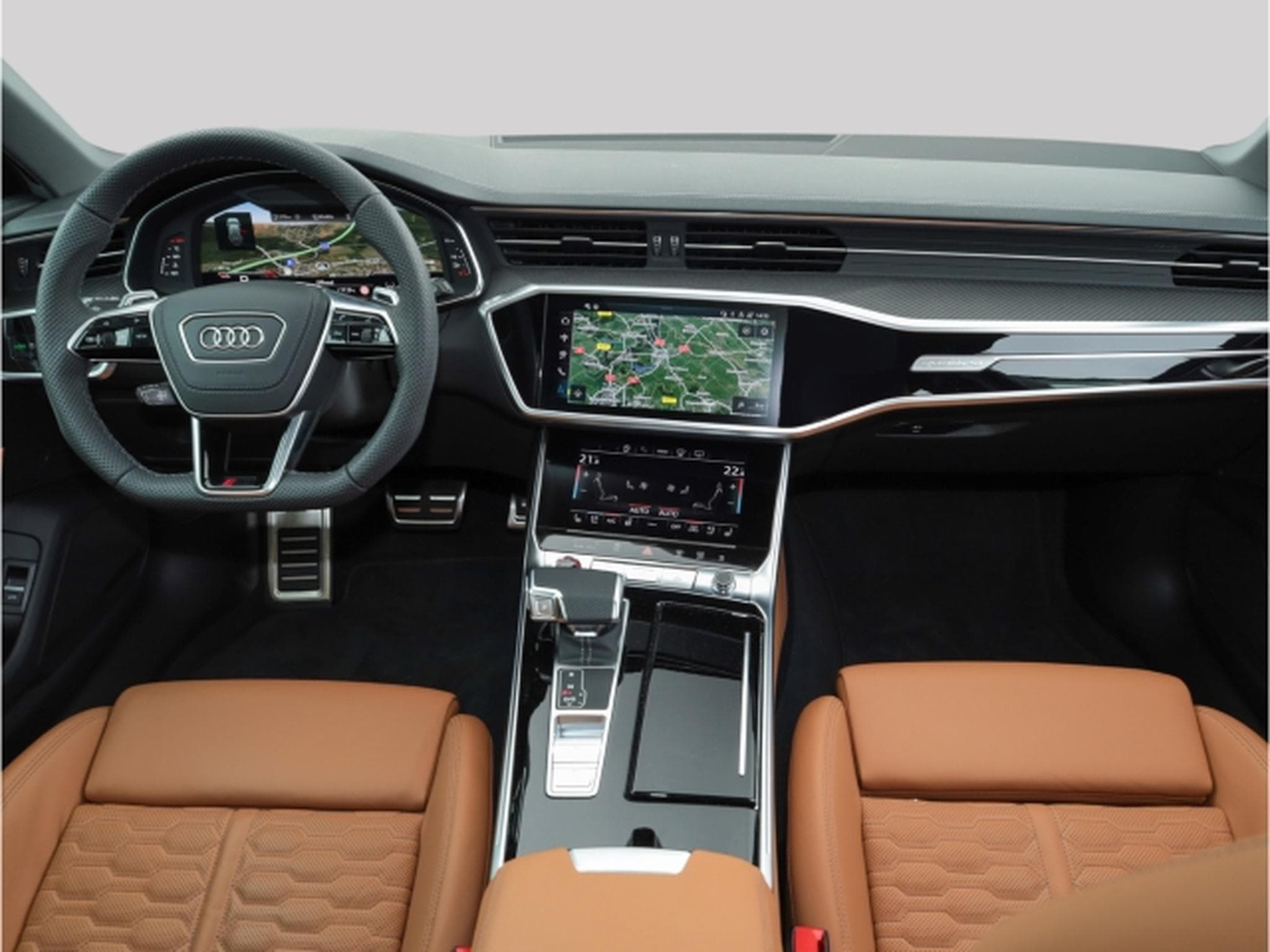 Audi RS6 TFSI Avant PERFORMANCE ''VOLL'' Goodwoodgreen/Cognac (2024) - Photo 6