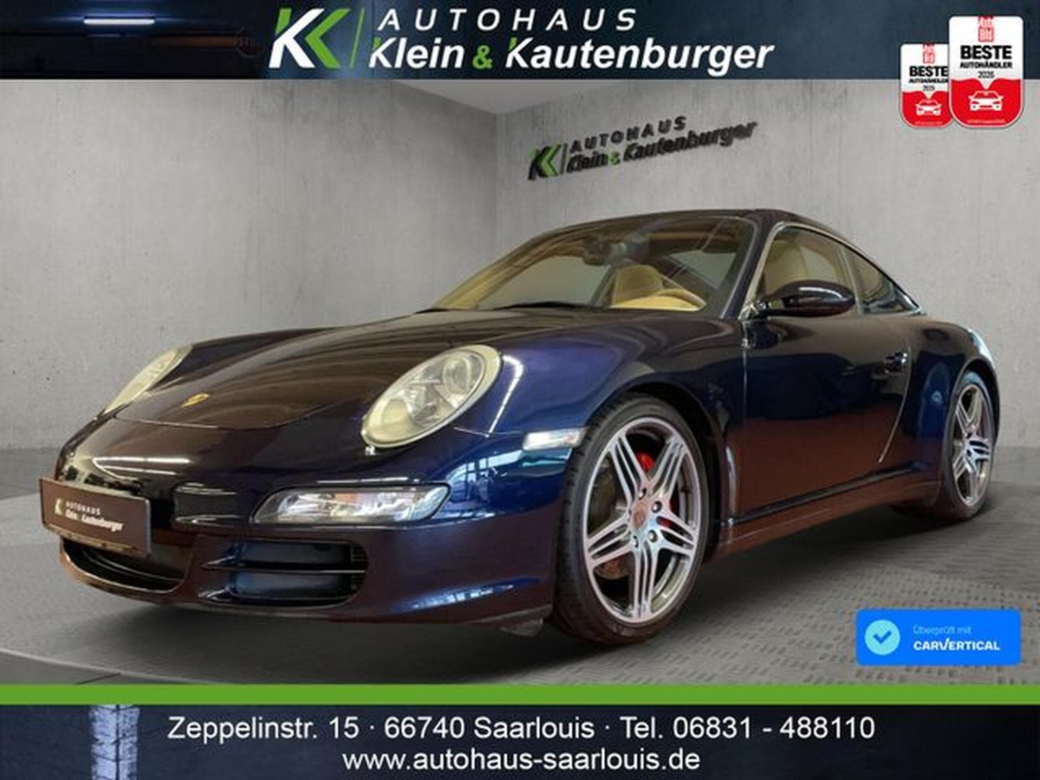 Porsche 911 911 Targa 3.8 4S+SPORT-CHRONO+ XENON+BOSE+PARK (2007) - Photo 1