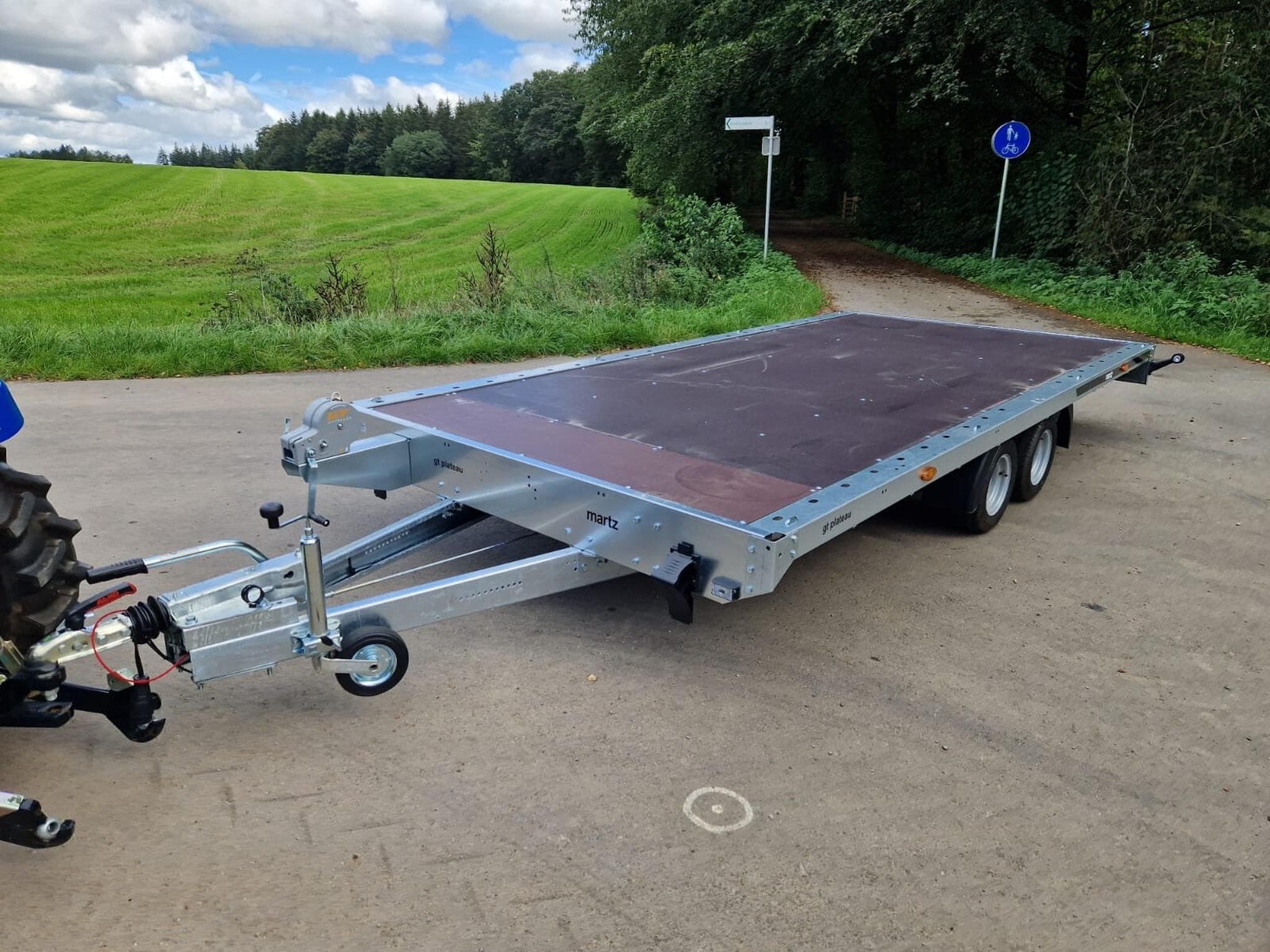 Remorque Porte-Voiture Plateau Martz GT Kippbar 4M80 (2025) - Photo 1
