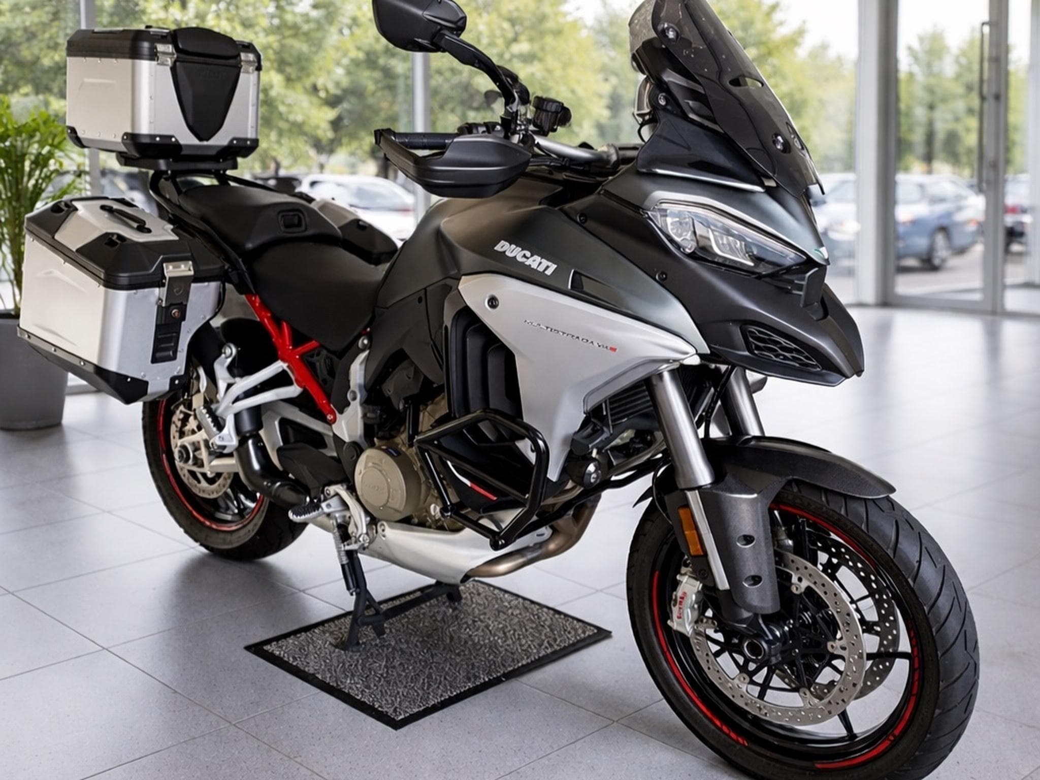 Ducati Multistrada V4S Full Akrapovic Radar TOP CASE (2022) - Photo 1
