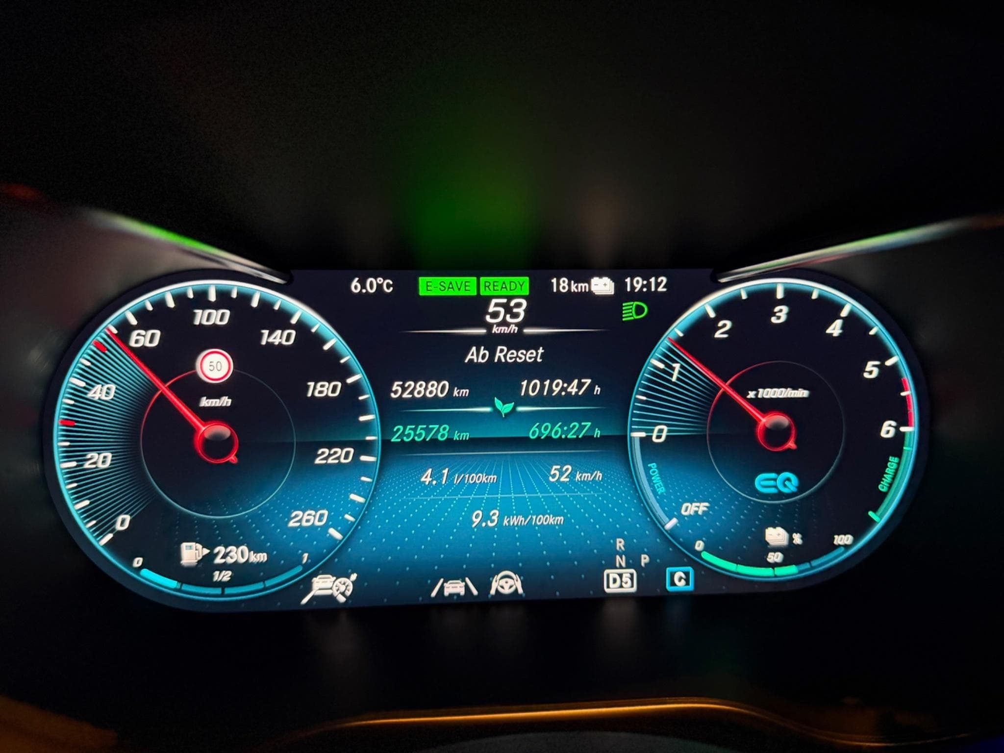 Mercedes C 300 C300de plug-in hybrid diesel-electrique (2020) - Photo 6