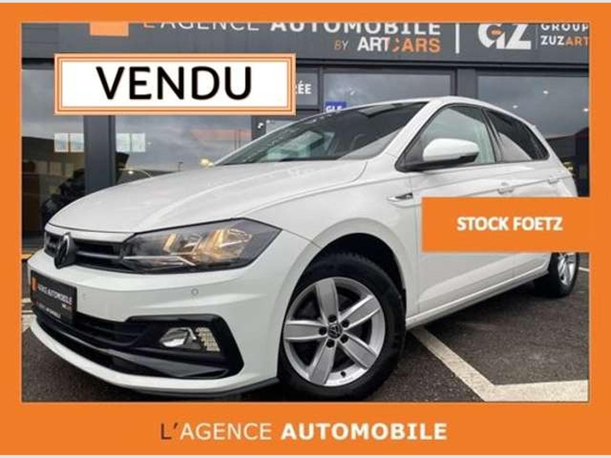 VW Polo Polo 1.0 TSI R-Line - JUSQU'A 48 MOIS DE GARANTIE (2021) - Photo 1