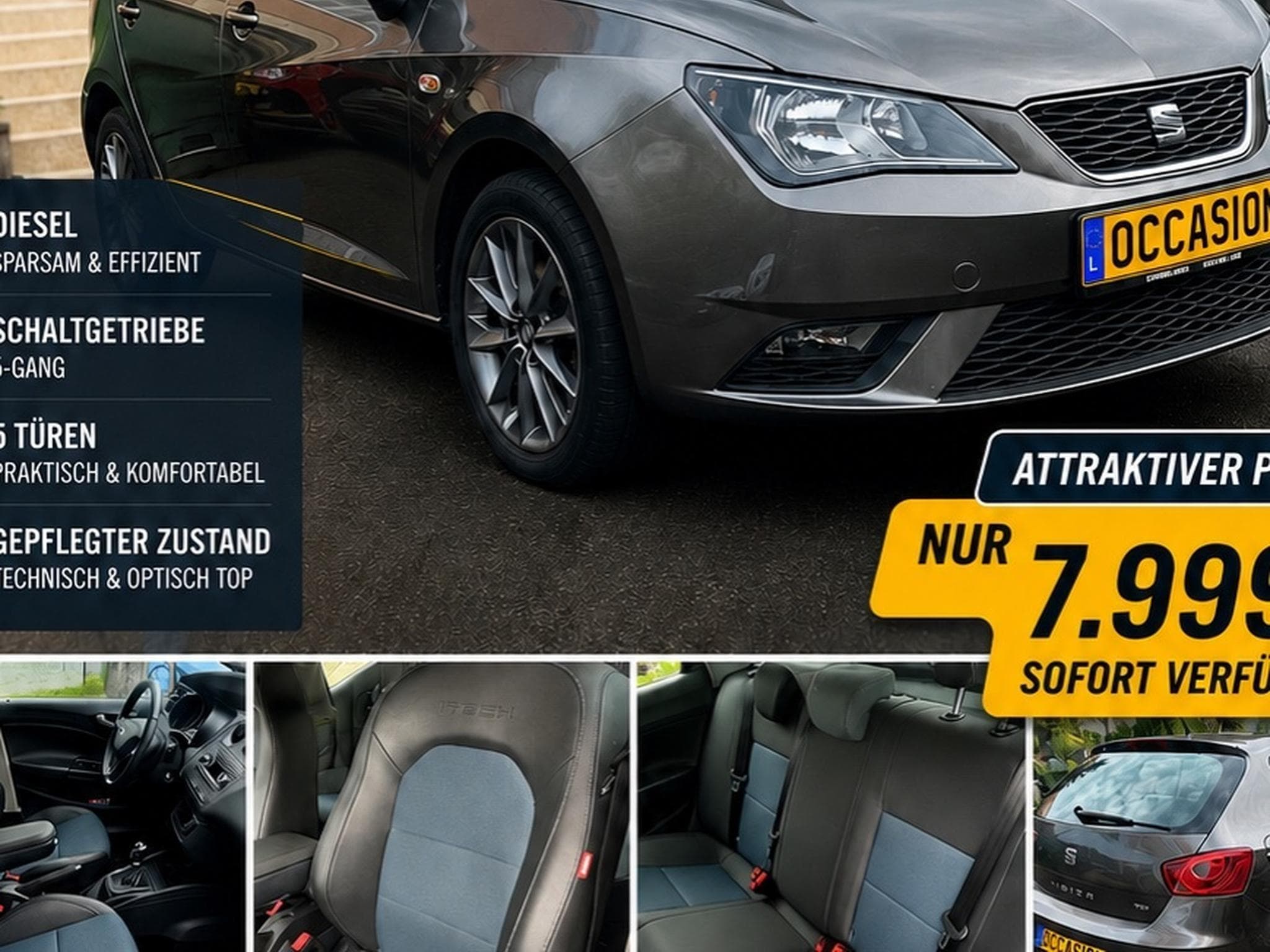 Seat Ibiza I tech tdi (2015) - Photo 1