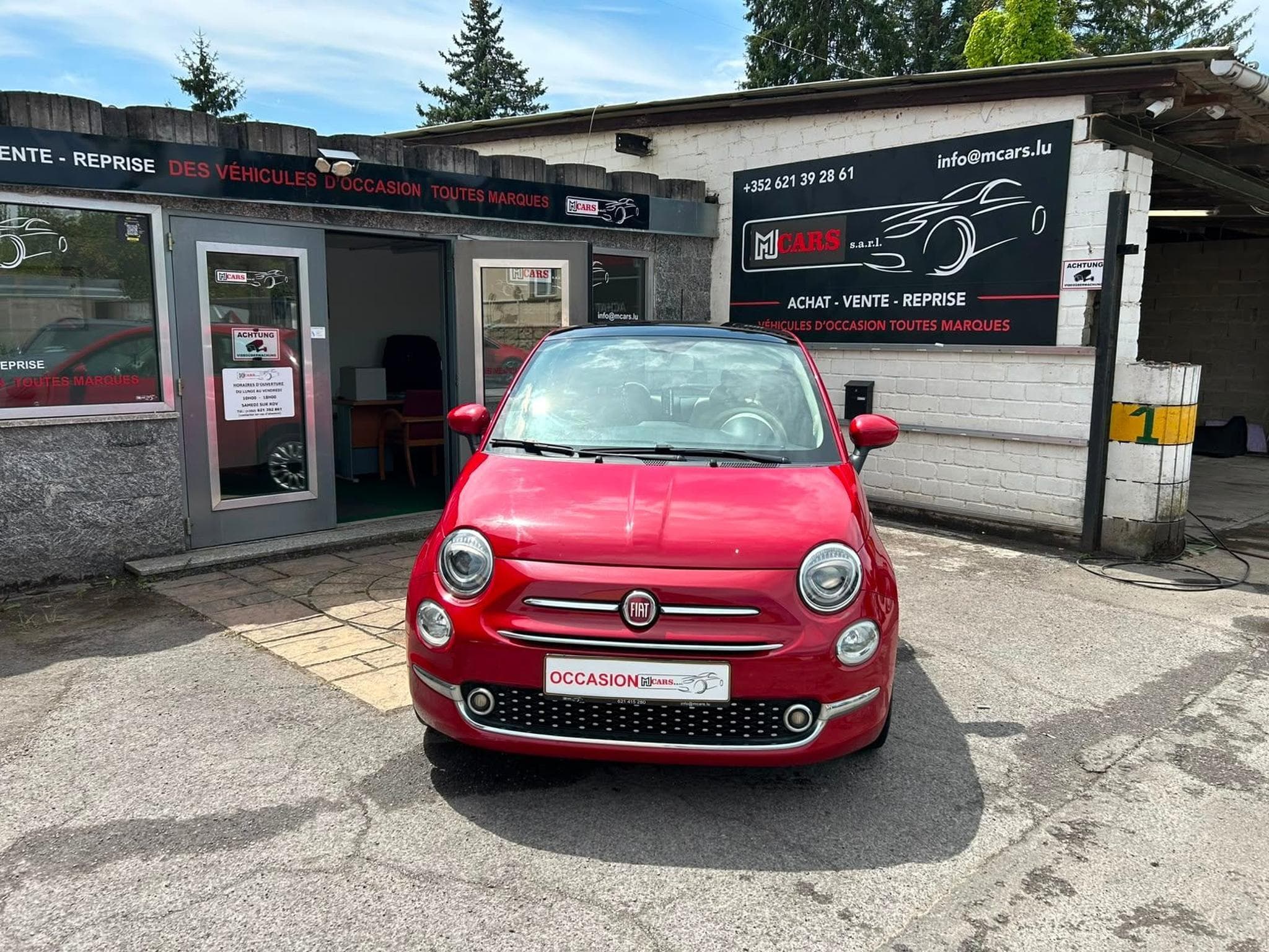 Fiat 500 1.2 AUTOMATIQUE PANORAMA (2016) - Photo 3