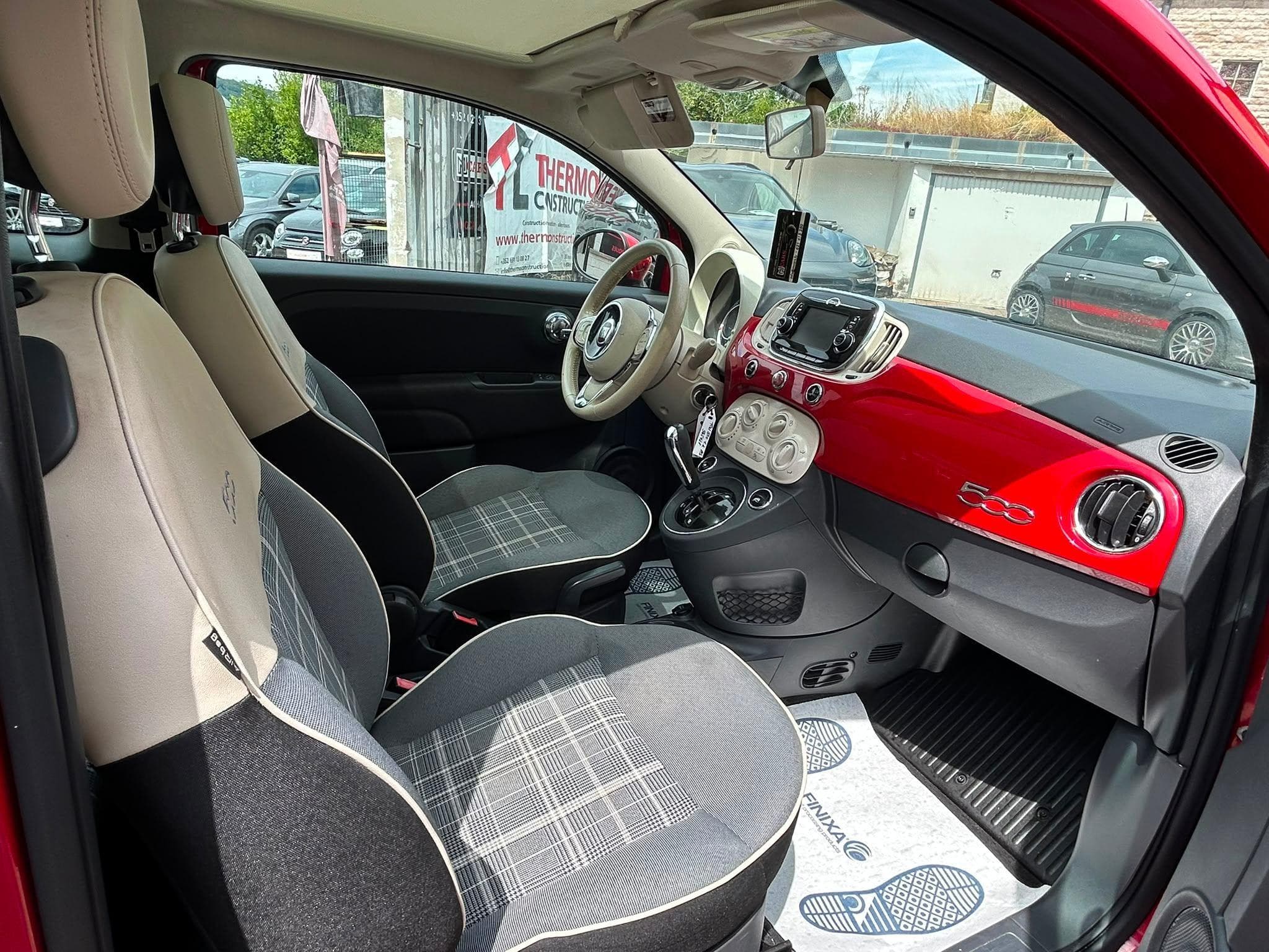 Fiat 500 1.2 AUTOMATIQUE PANORAMA (2016) - Photo 11