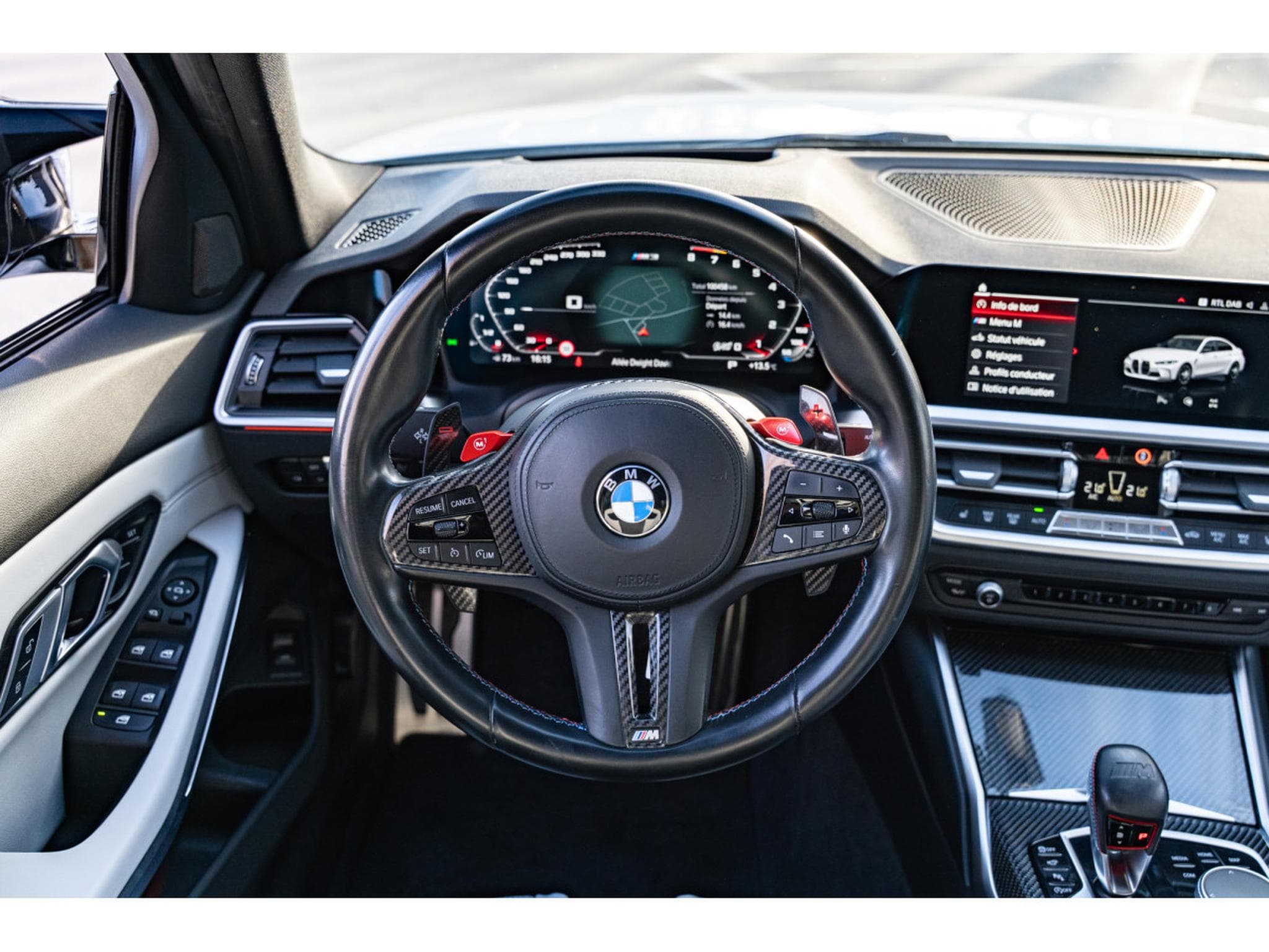 BMW M3 Competition M xDrive - Sièges Baquets M Carbon - Laserlight (2022) - Photo 7