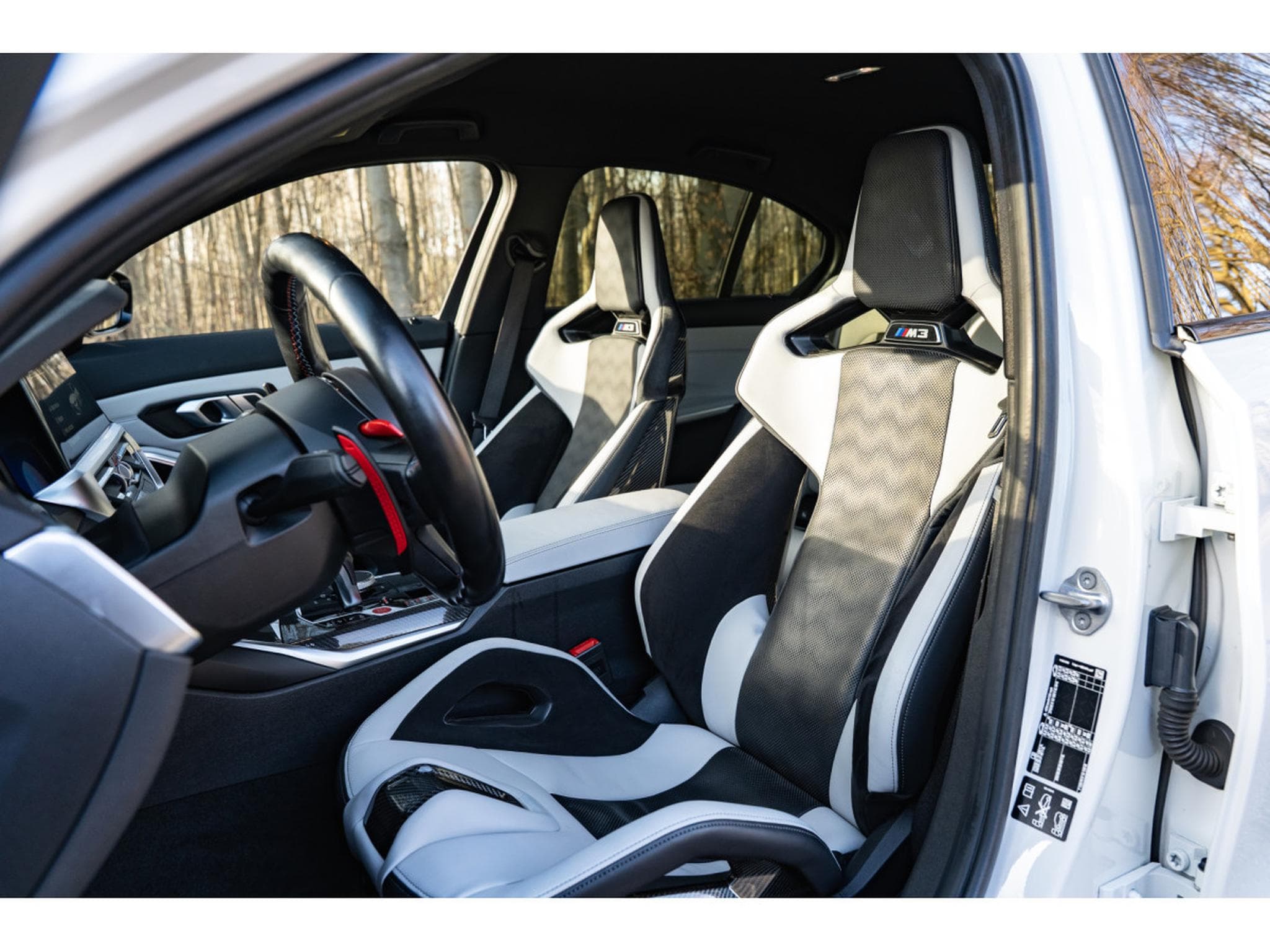 BMW M3 Competition M xDrive - Sièges Baquets M Carbon - Laserlight (2022) - Photo 9