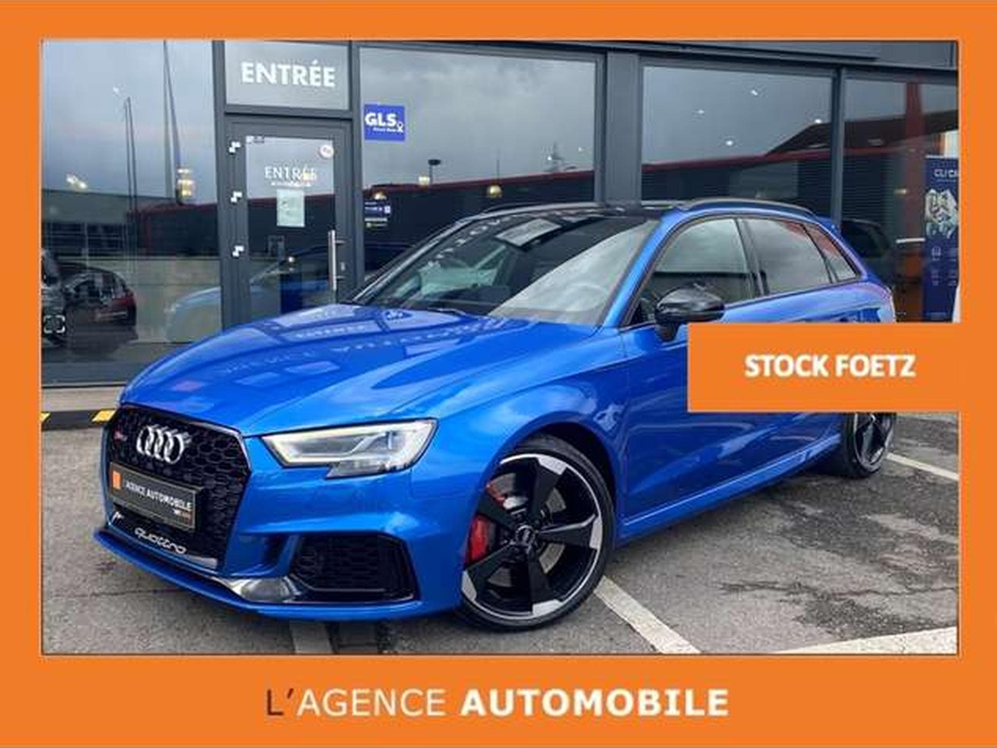 Audi RS3 RS3 Sportback /  JUSQU'A 48 MOIS DE GARANTIE (2020) - Photo 1