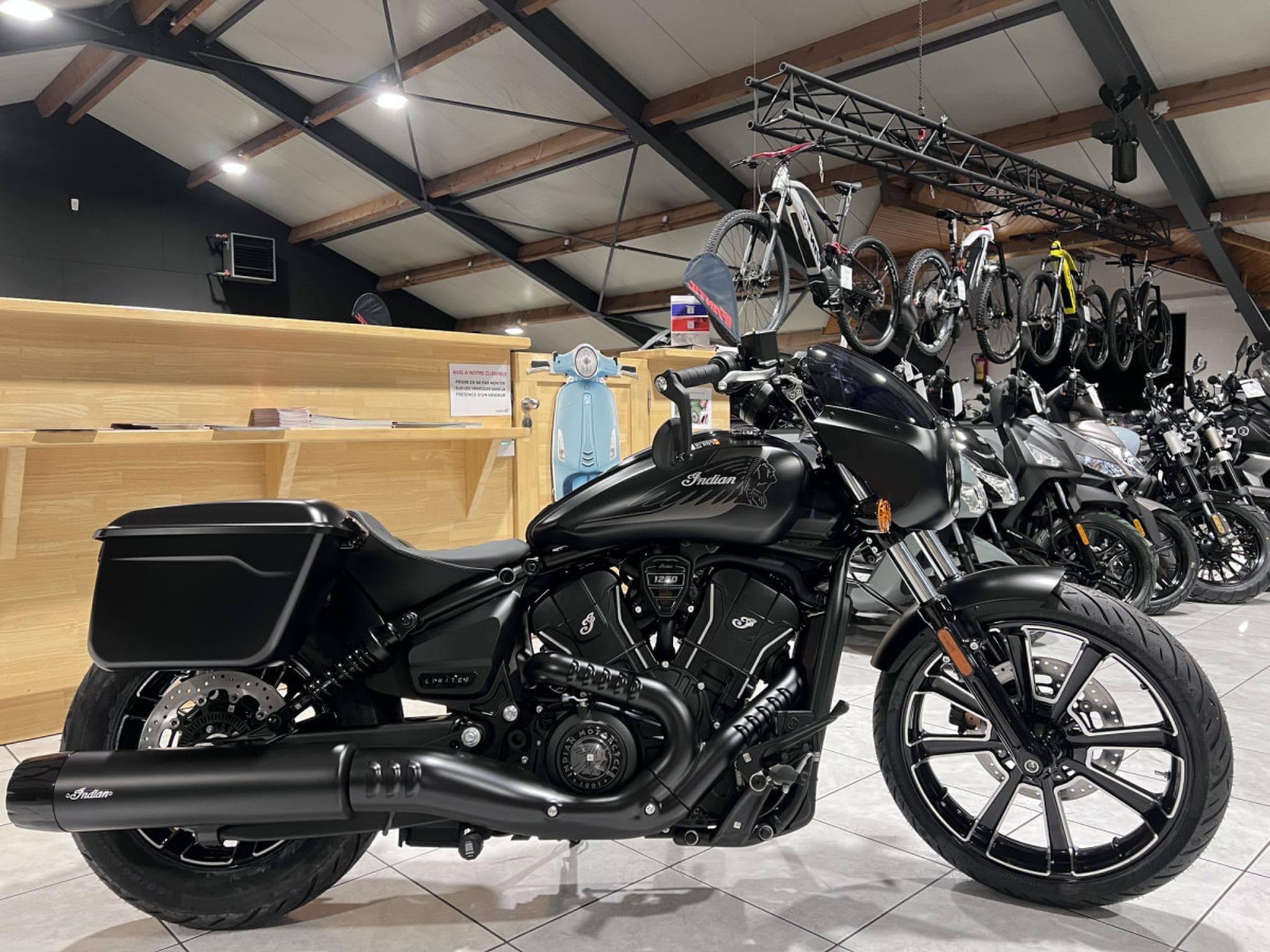 Indian Sport Scout RT RT Black Smoke with Graphics (2026) - Photo 1