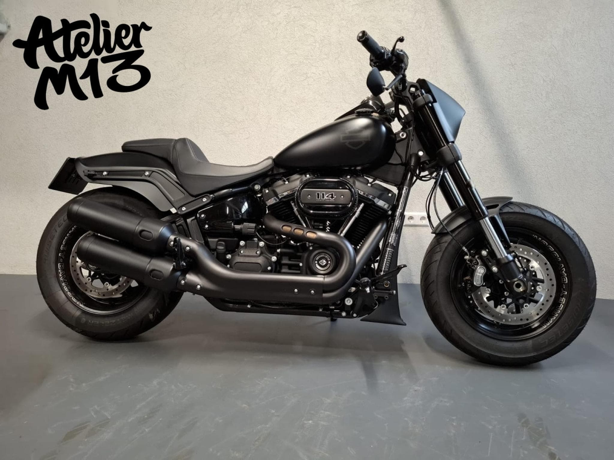 Harley-Davidson Fat Bob Custom Black Bob 114 (2018) - Photo 1