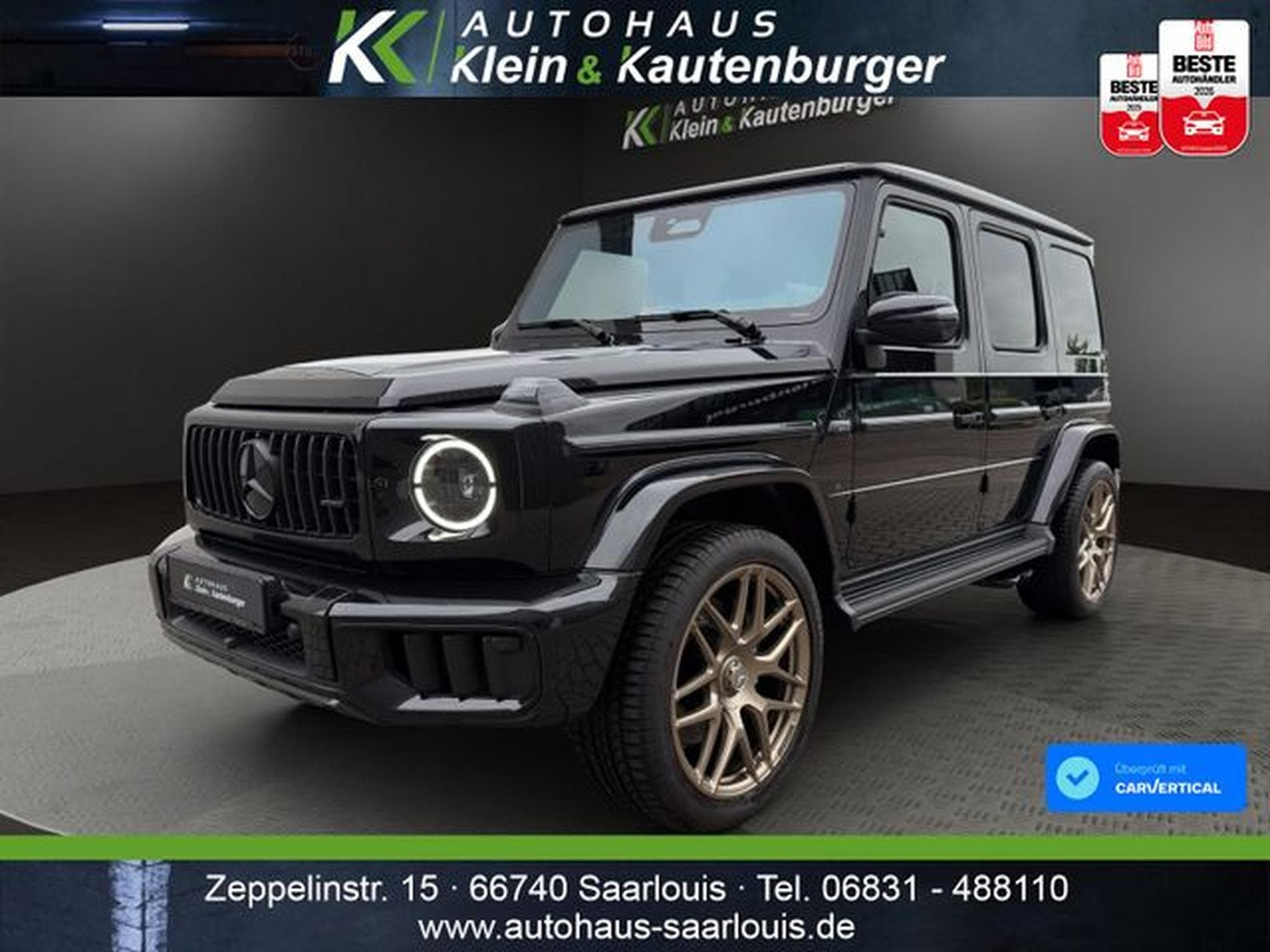 Mercedes G 63 AMG STANDH+ALL-BLACK+AHK+PERFOR +DRIVERSP+WÄRMEPAKET (2025) - Photo 1