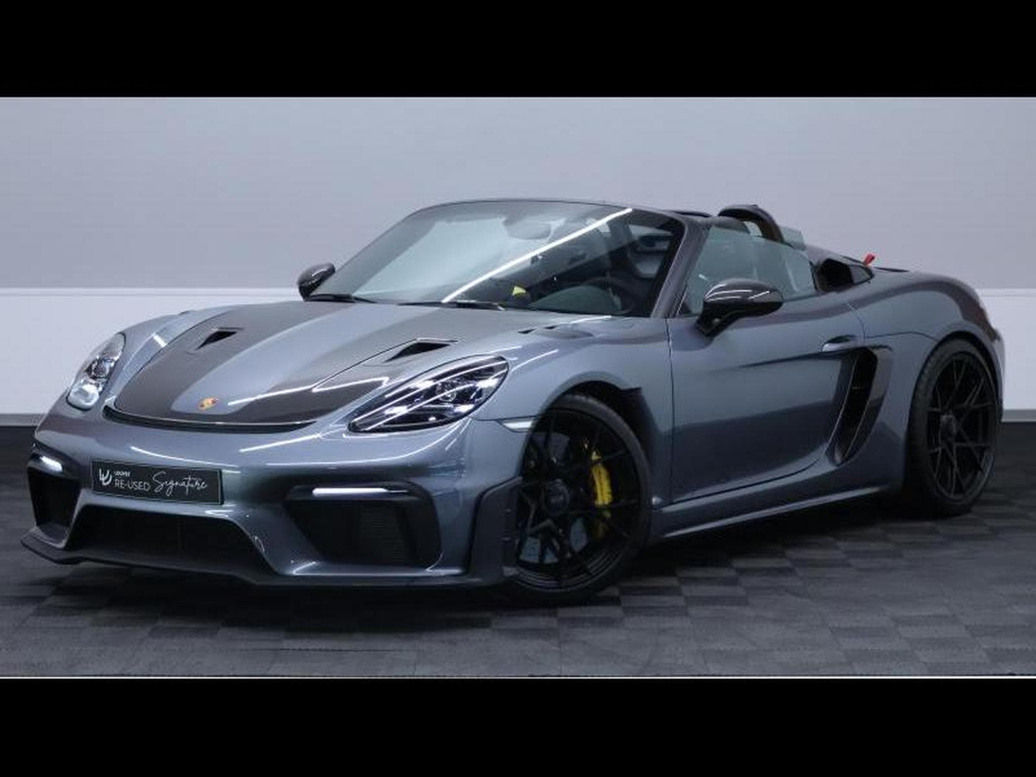 Porsche Boxster 718 Spyder RS PDK * Ceramic brakes - 3D yellow printed carbo (2024) - Photo 1