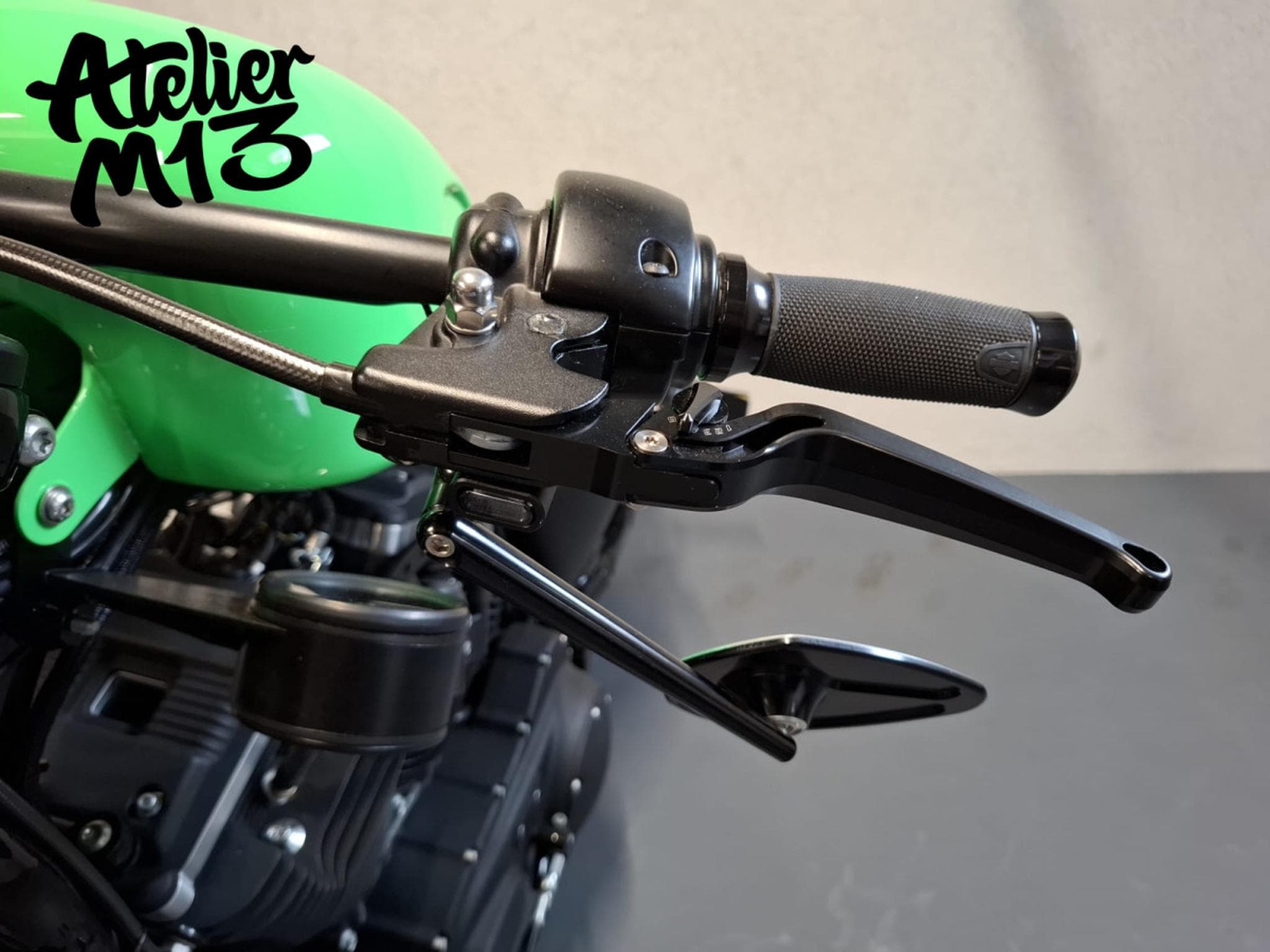 Harley-Davidson Sportster XL883N Green Racing (2015) - Photo 14