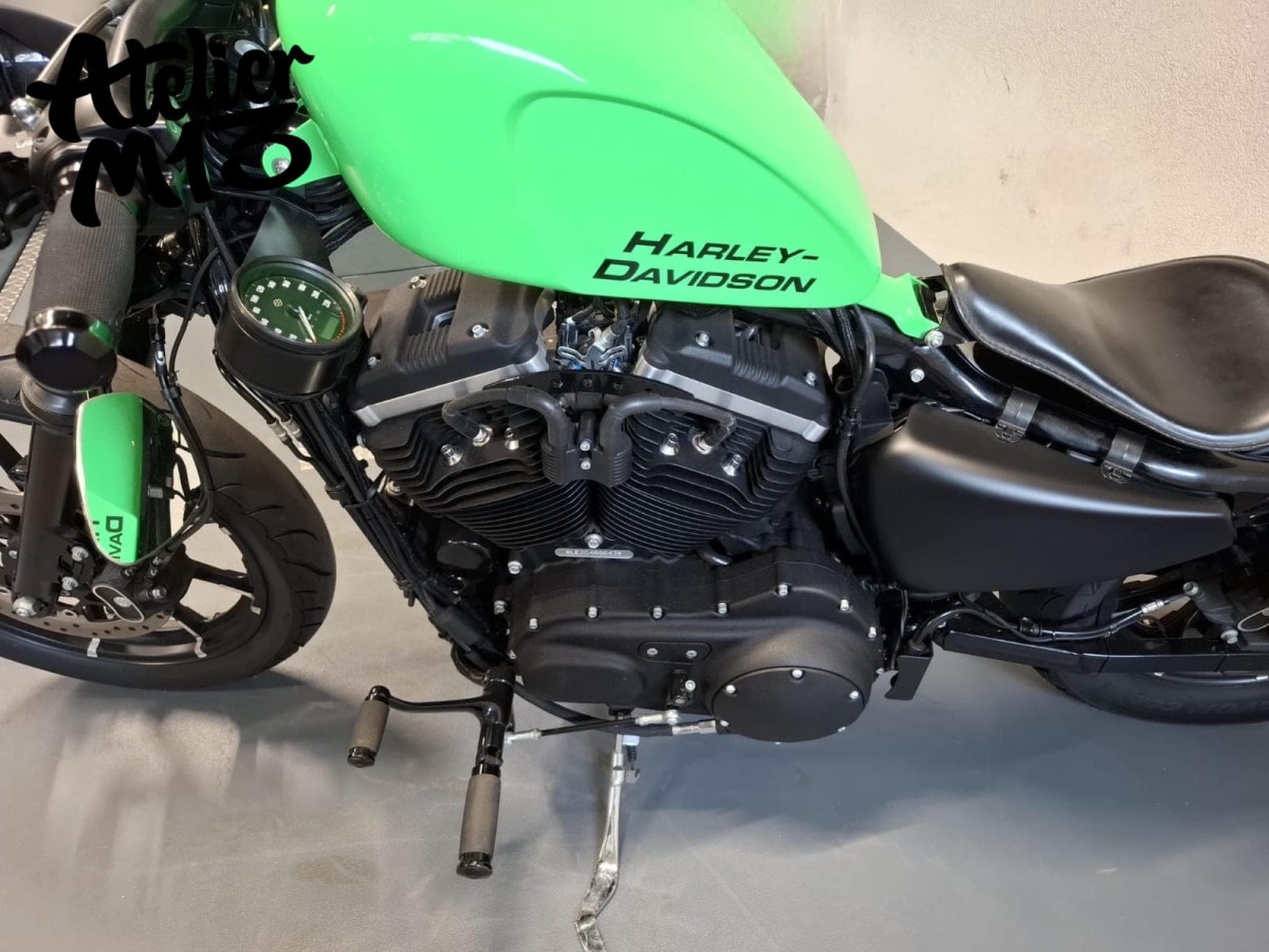 Harley-Davidson Sportster XL883N Green Racing (2015) - Photo 7