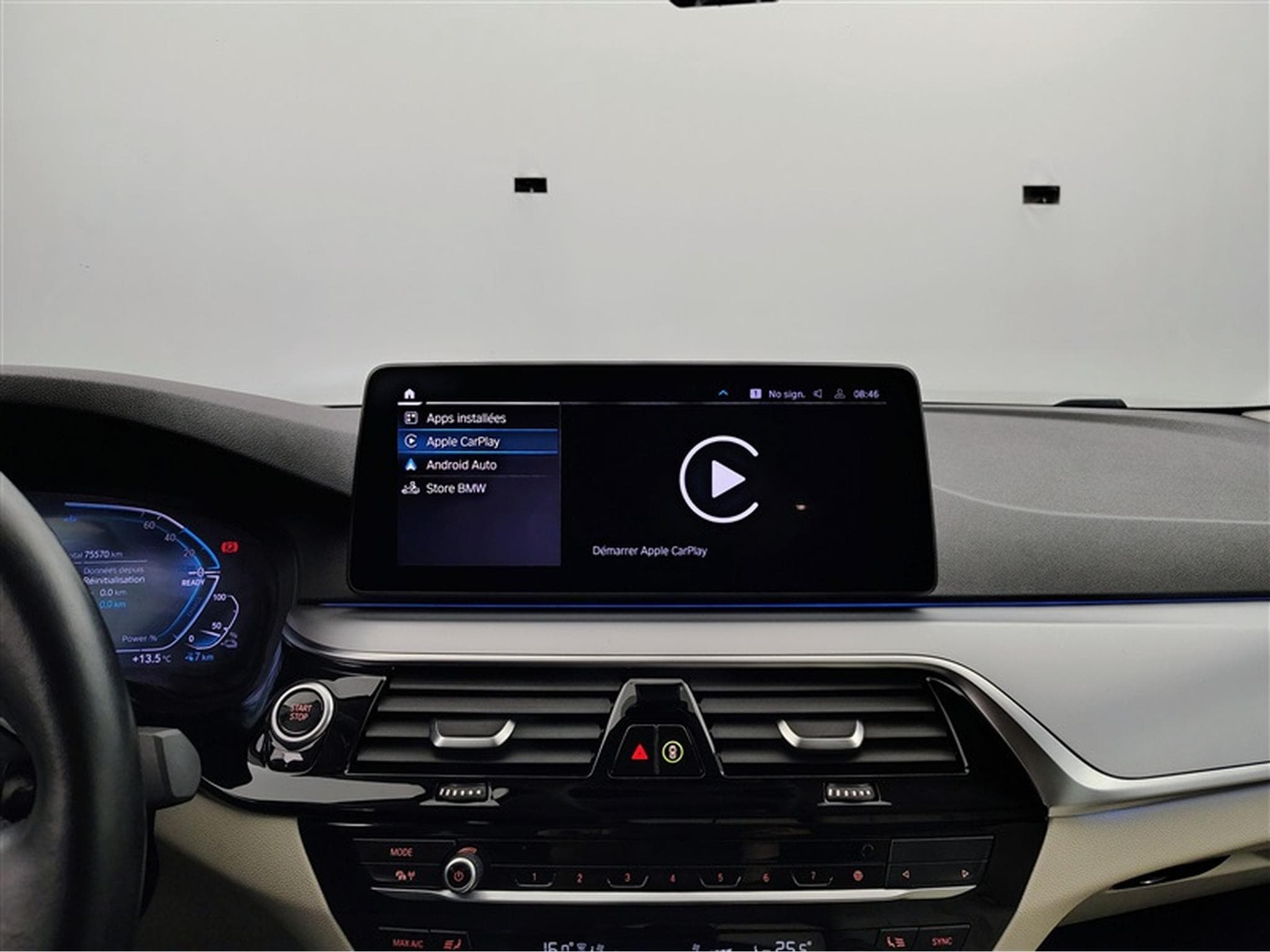 BMW 520 520eA PHEV CUIR/NAVI/FULL LED/JA18/PDC (2021) - Photo 20