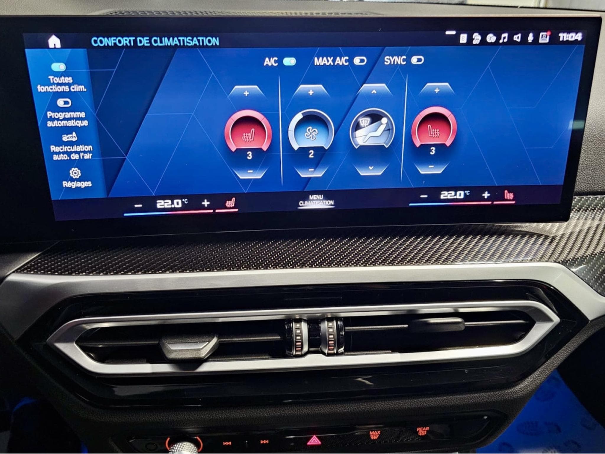 BMW M2 COUPE DKG CARBON HEAD UP CUIR NAVI GARANTIE 06/26 (2023) - Photo 9
