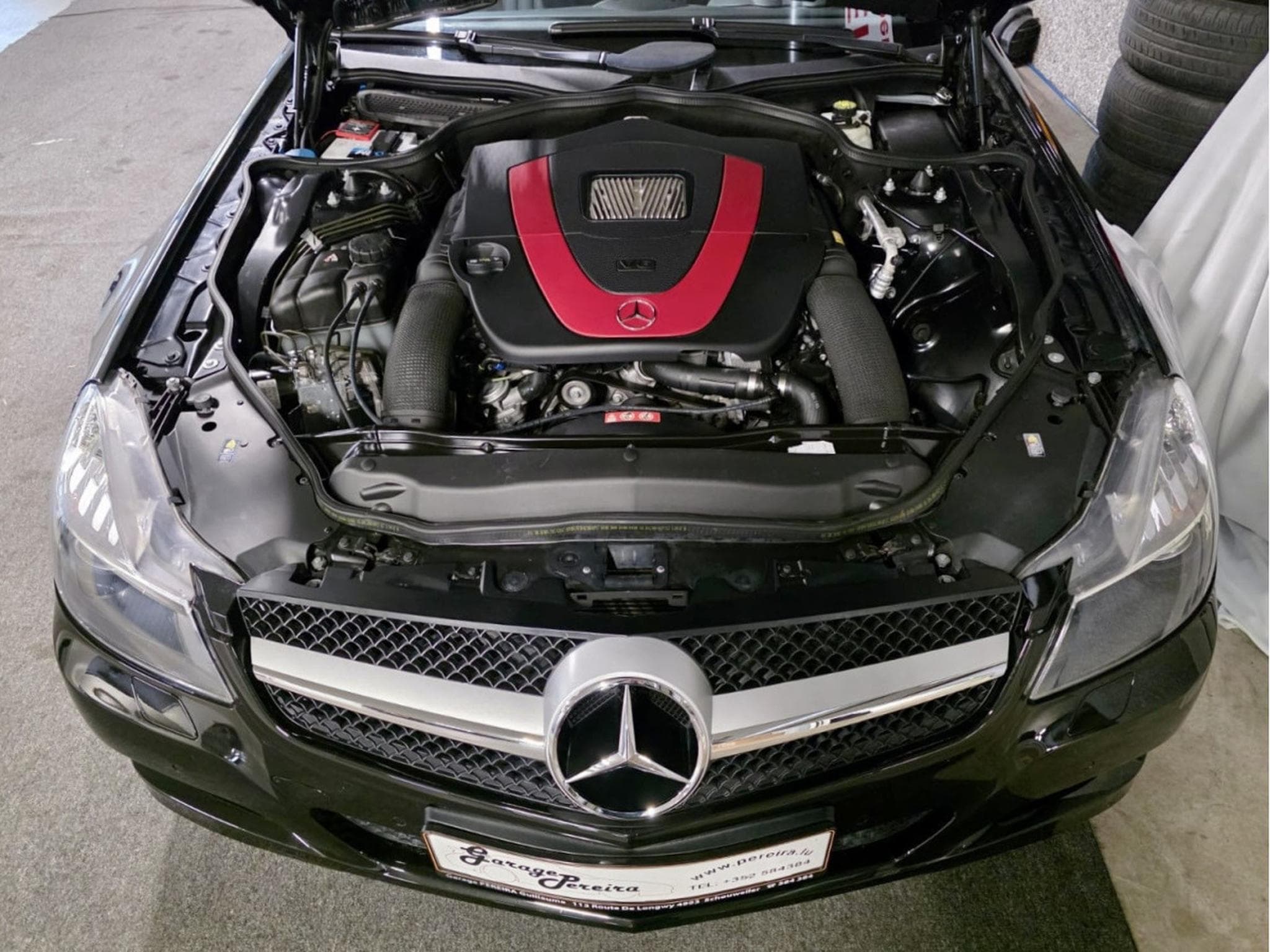 Mercedes SL 350 ROADSTER FACELIFT AIRSCRAF CUIR XENON EUROPA 1 HAND (2008) - Photo 12