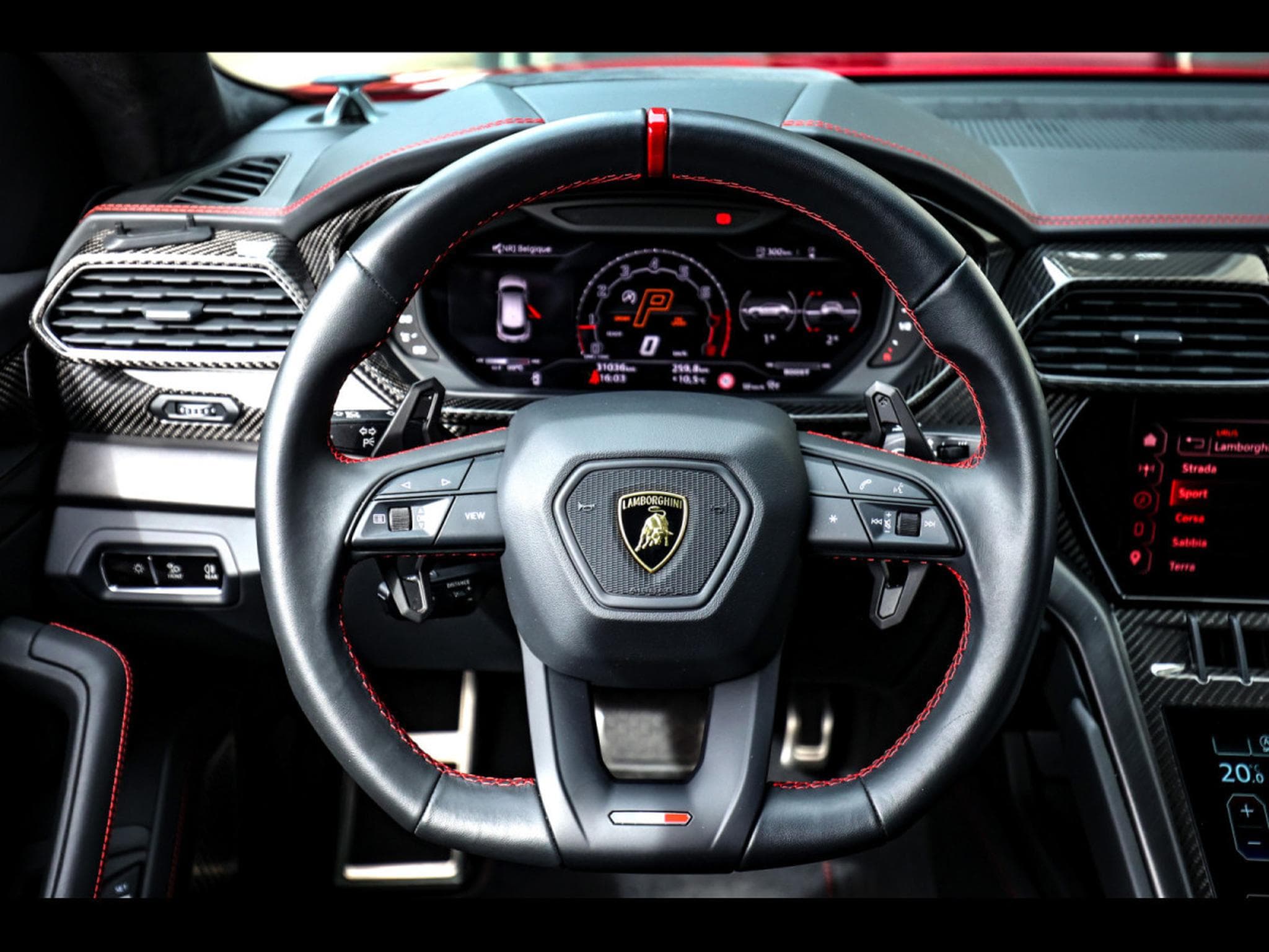 Lamborghini Urus 4.0 V8 S (666 CH) - ROSSO EFESTO - WARRANTY 05/2028 (2023) - Photo 13