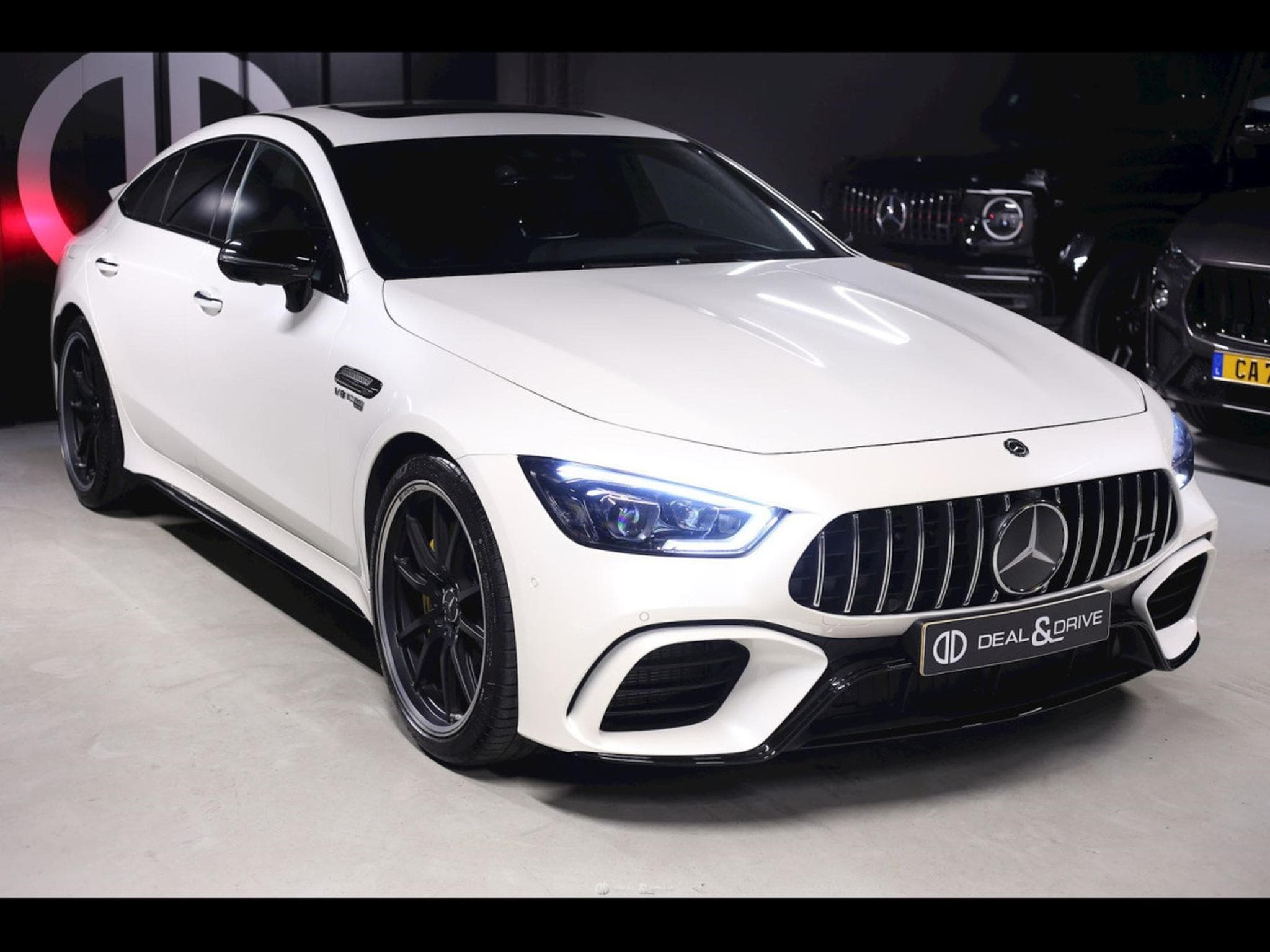 Mercedes AMG GT 4 PORTES 4.0 V8 63 S 4MATIC+ (639 CH) - DIAMOND WHITE METALL (2019) - Photo 6