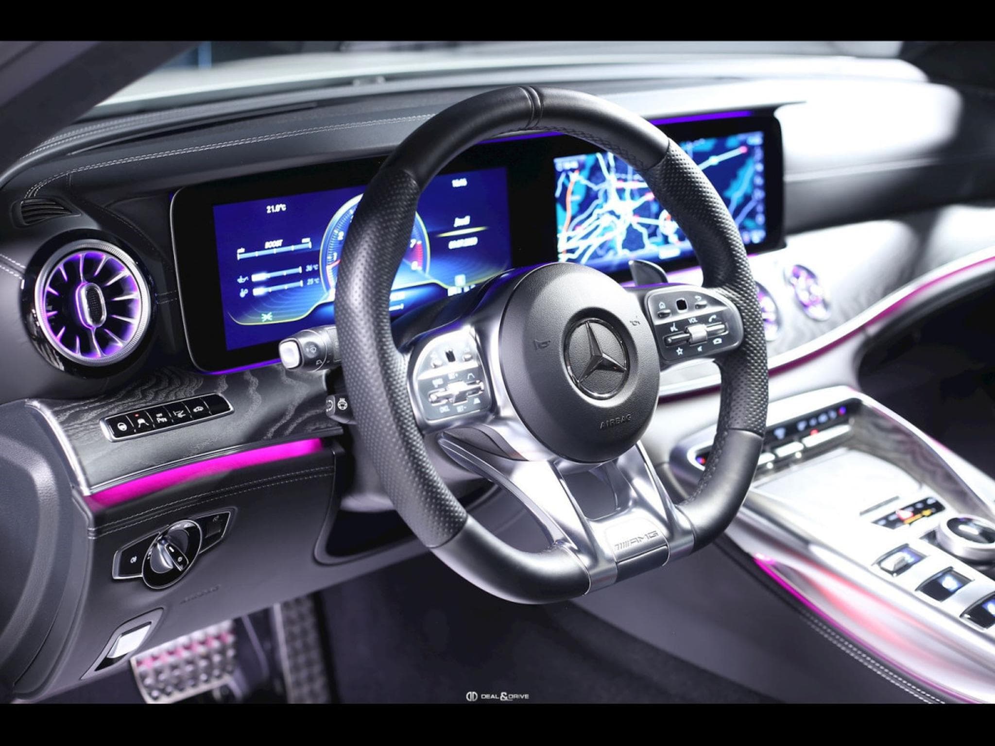 Mercedes AMG GT 4-Door 4.0 V8 63 S 4MATIC+ (639 CH) - DIAMOND WHITE METALLIC DESIGN (2019) - Photo 10