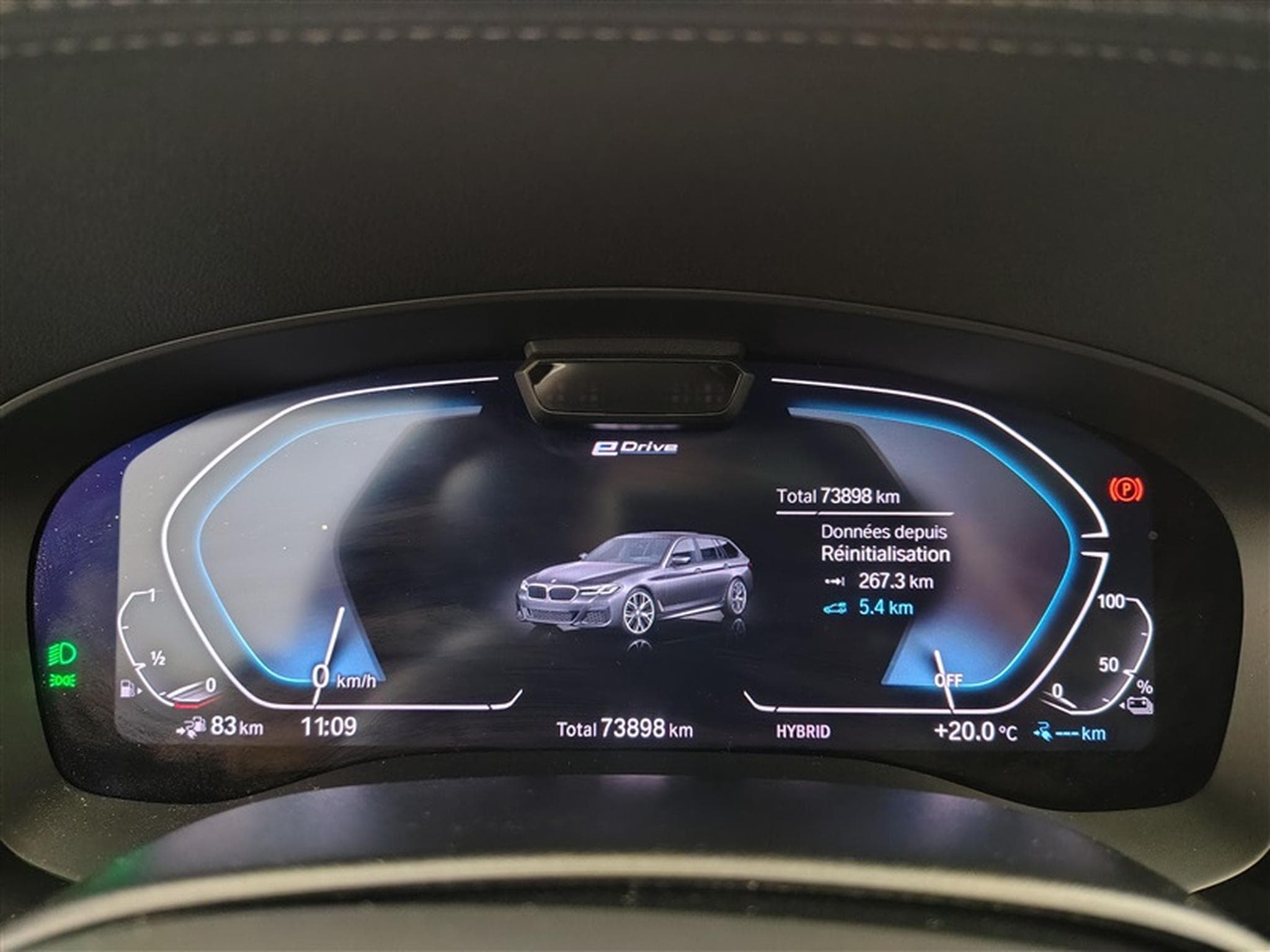 BMW 530 530eA PHEV XDrive Pack M CUIR / NAVI / TO PANO / LASER (2021) - Photo 10