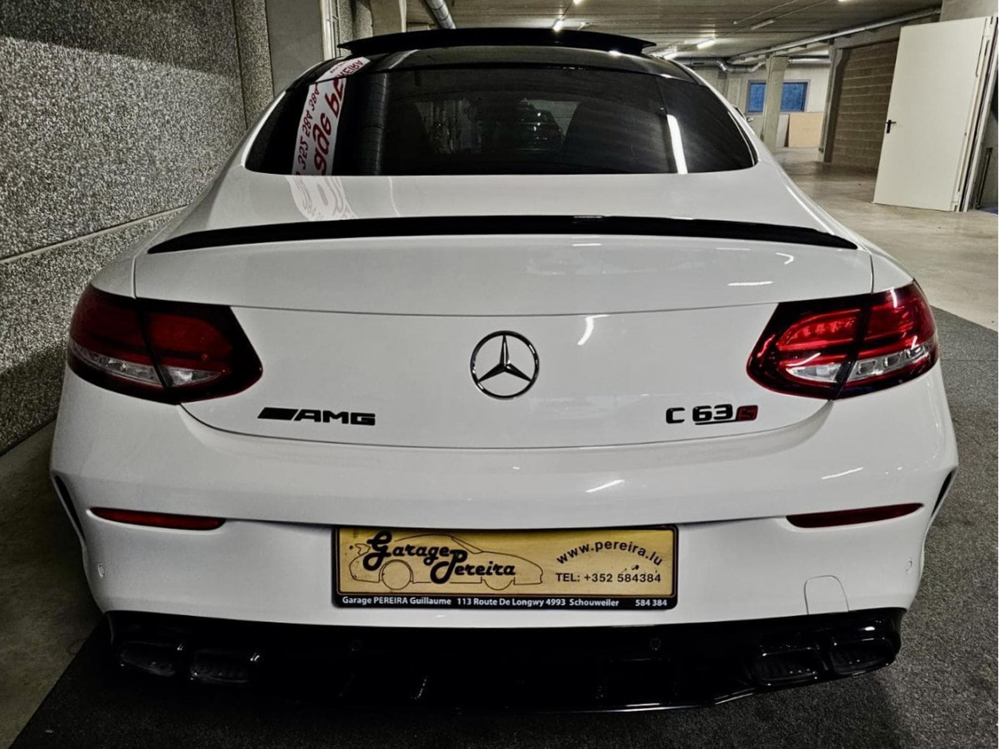 Mercedes C 63 AMG S 4.0 V8  BURMESTER PERFORMANCE Pas de Malus en France (2019) - Photo 3