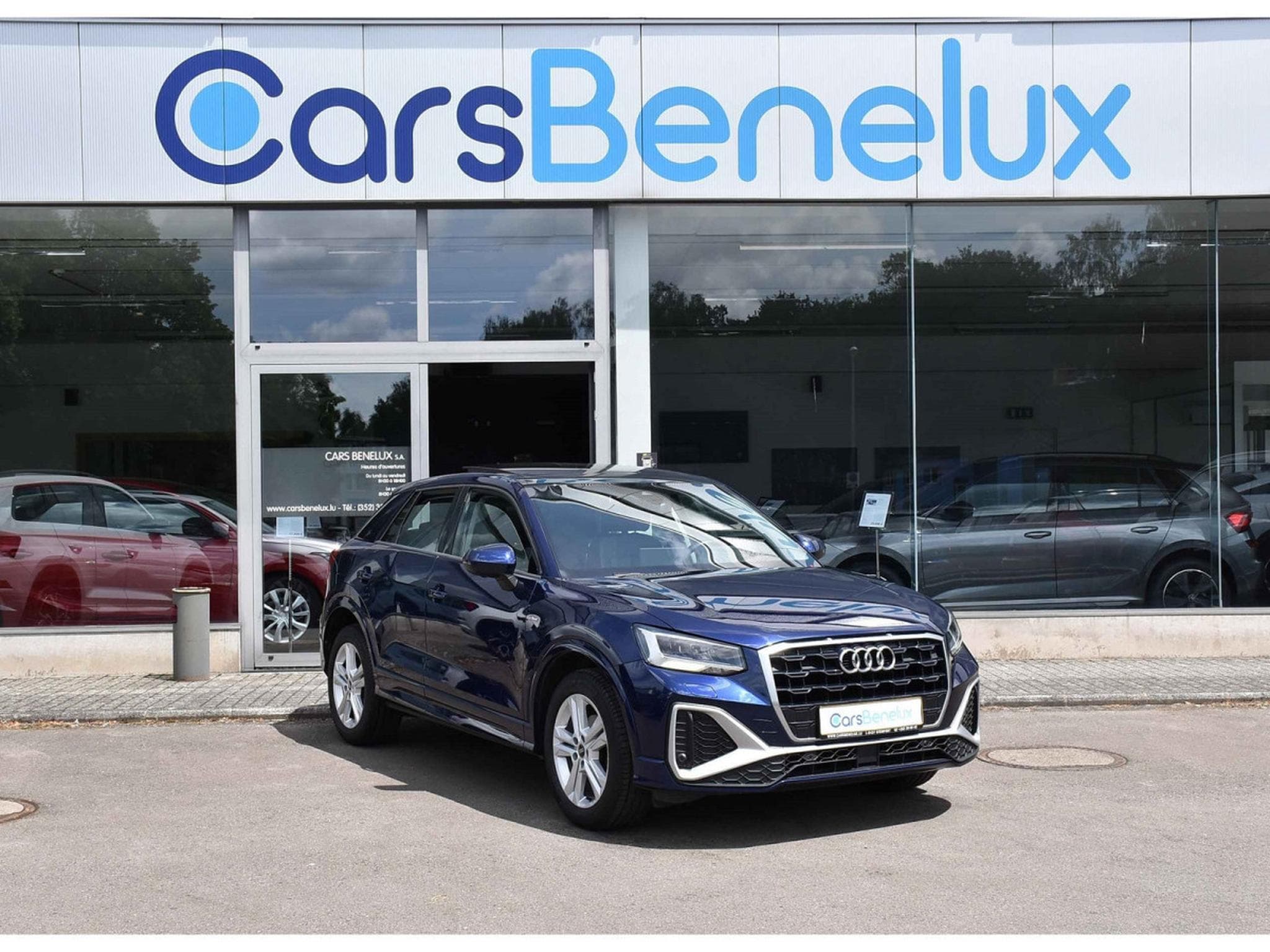 Audi Q2 35 TFSI S-Line S-Tronic TO CUIR ACC LANE CAM ATT RMQ 1° MAIN (2021) - Photo 1