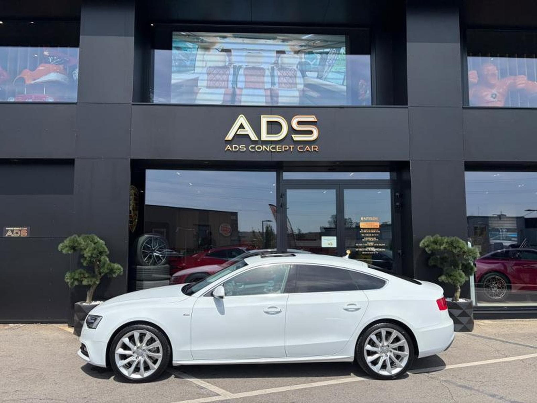 Audi A5 Sportback/S line Extérieur/Toit Ouvrant/Cuir gris/GPS/Sièges (2014) - Photo 17