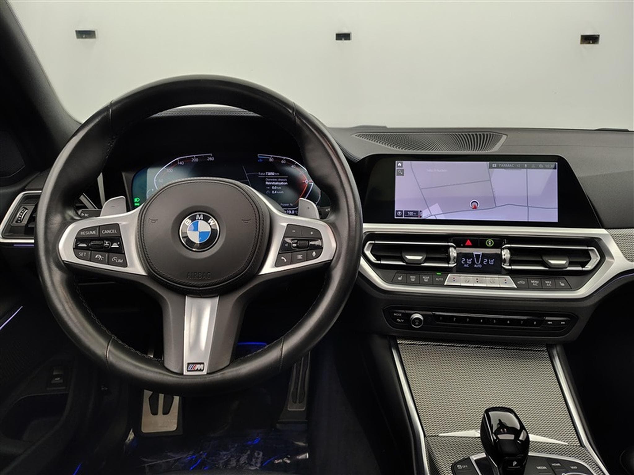 BMW 320 320 dA Pack M CUIR / NAVI / TO PANO / CARPLAY (2021) - Photo 9