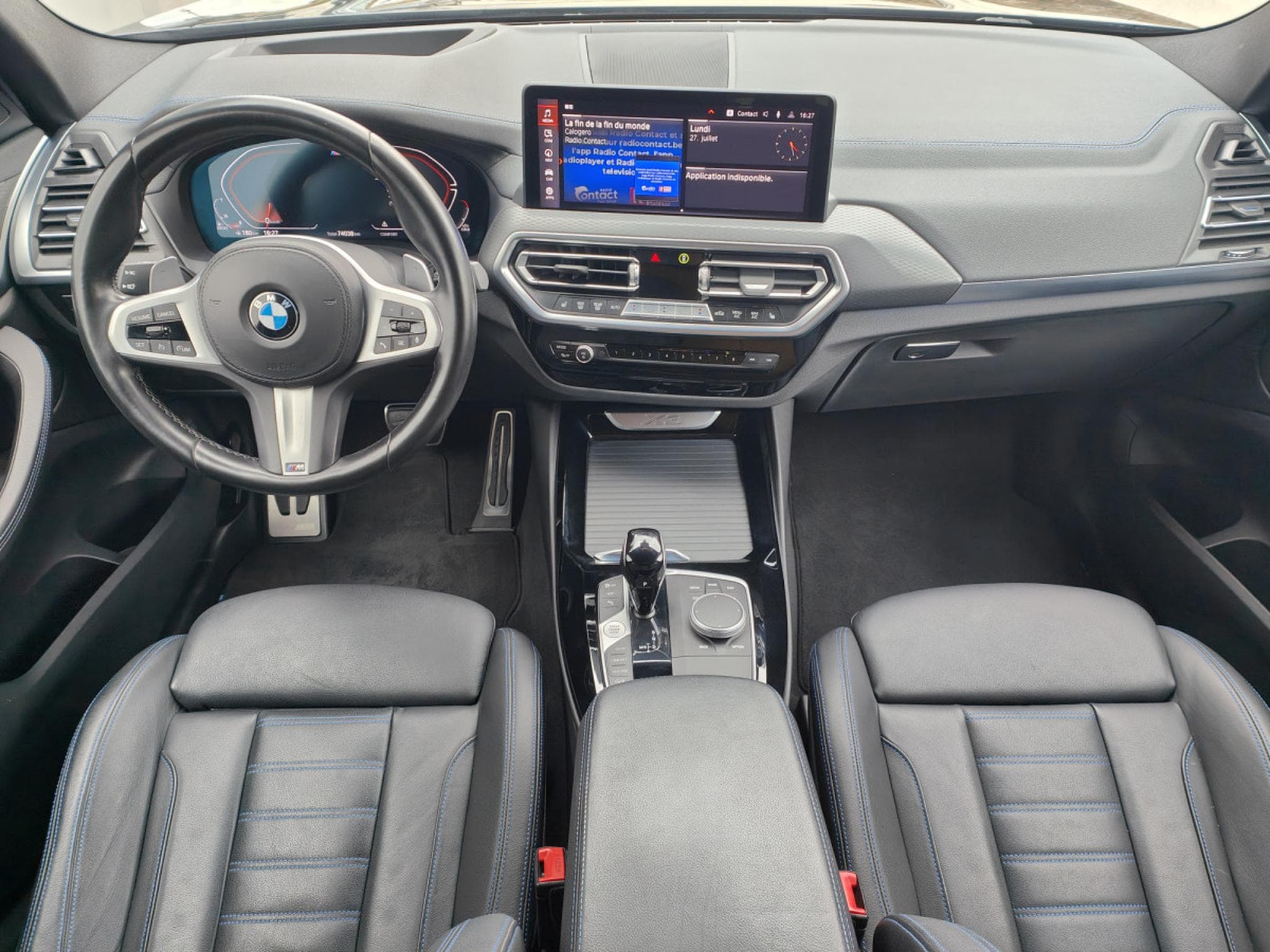 BMW X3 30D XDRIVE PACK M CARPLAY CAMERA 360 GPS SIEGES ELEC MEMOIRE (2022) - Photo 13