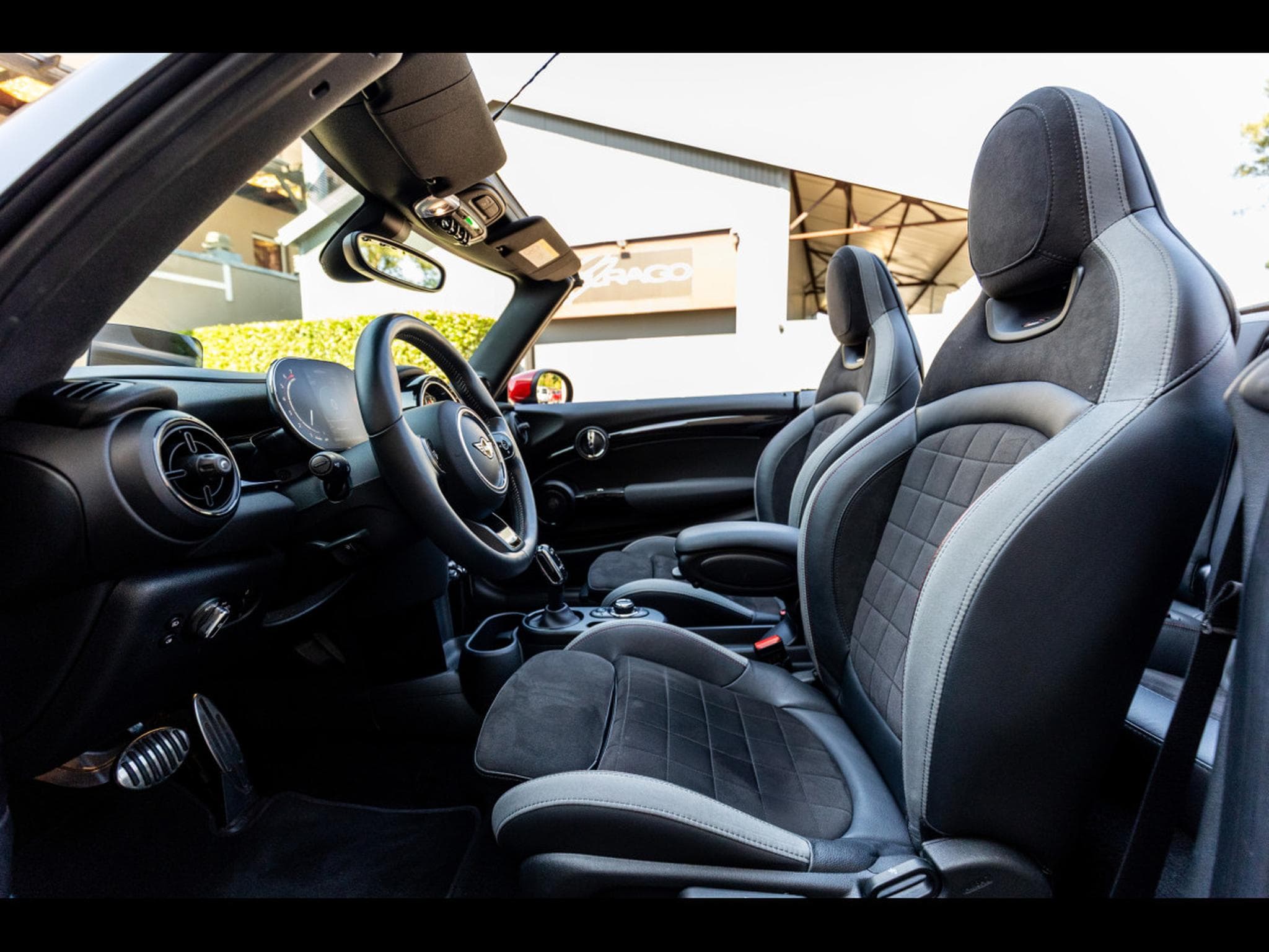 Mini Cooper John Cooper Works Cabriolet AUTO (231 CH) - MIDNIGHT BLACK M (2022) - Photo 12